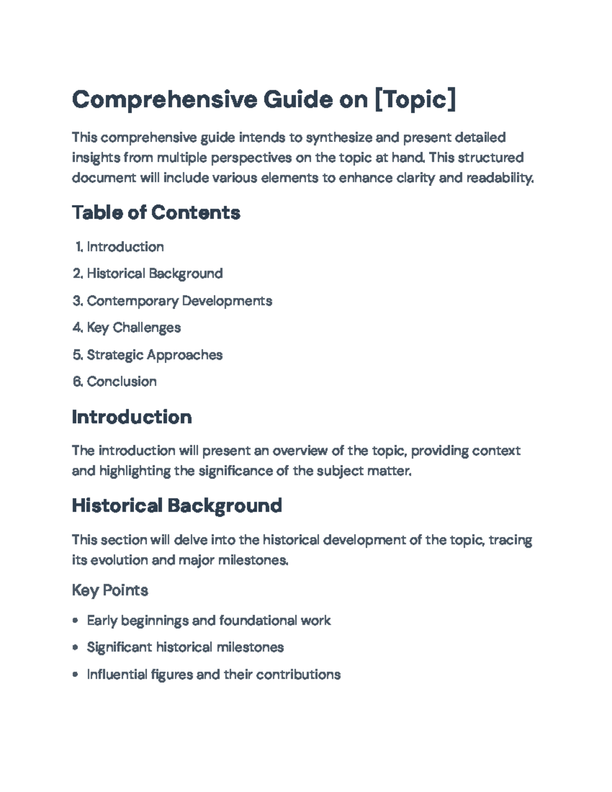 Comprehensive Guide on [Topic] - Insights, Challenges & Strategies ...