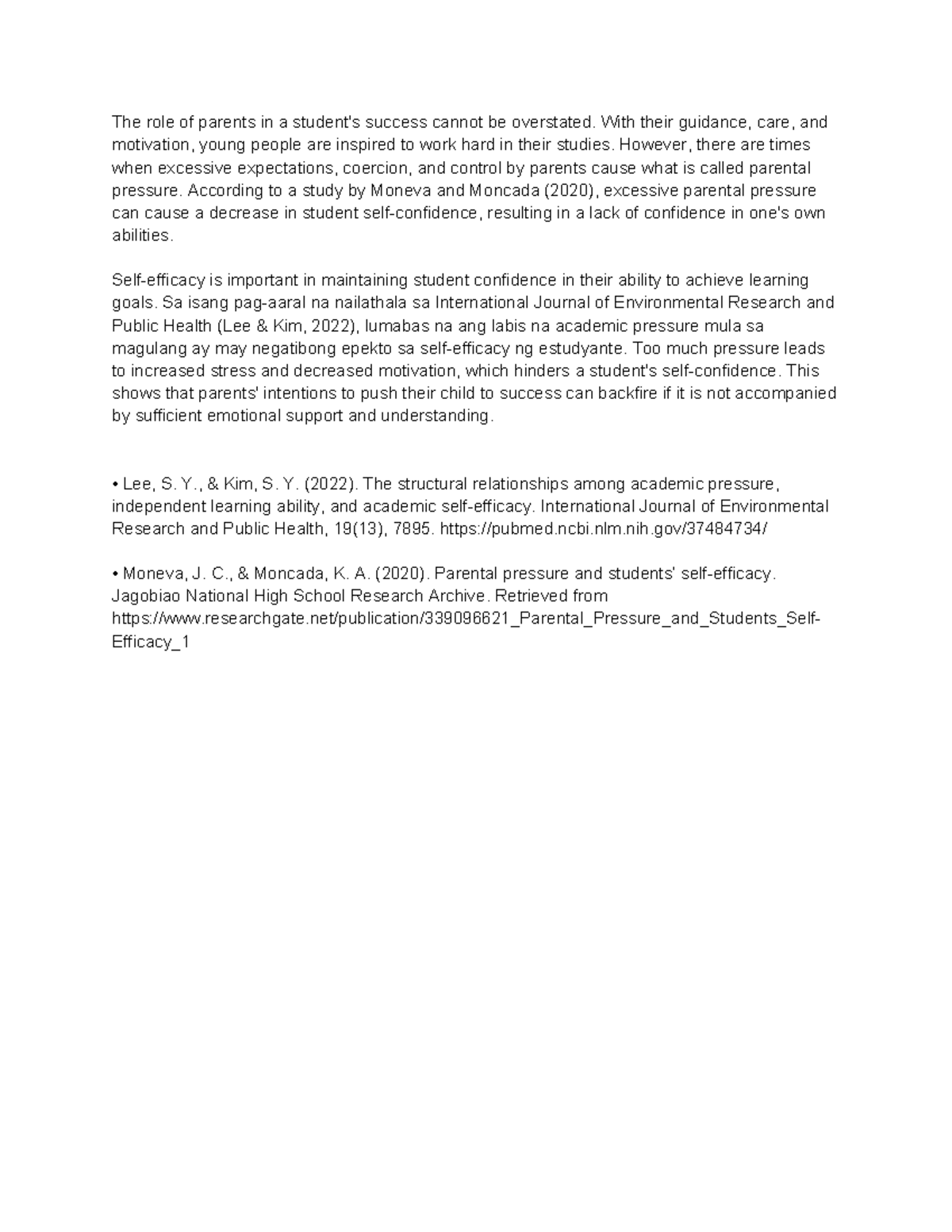 The Impact of Parental Pressure on Student Success: Insights and ...