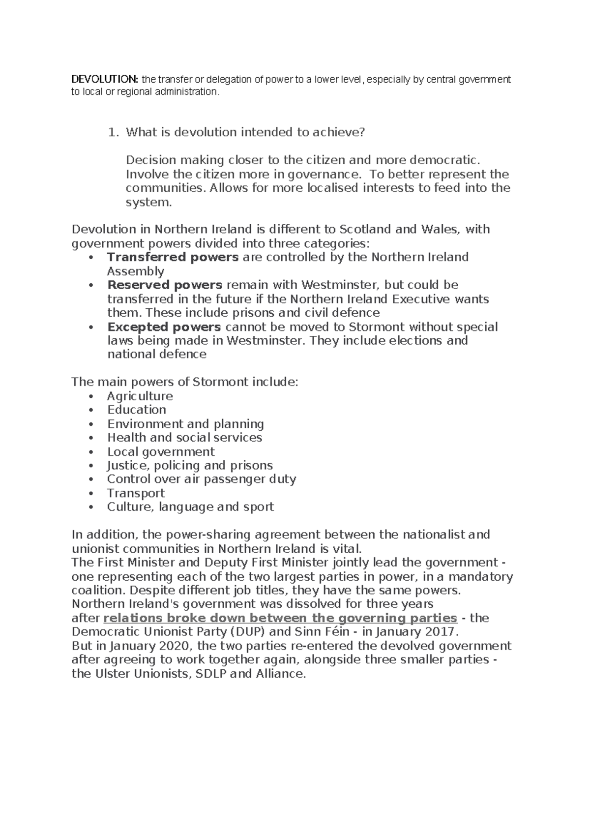 Devolution in the UK: Understanding Power Transfer and Governance ...