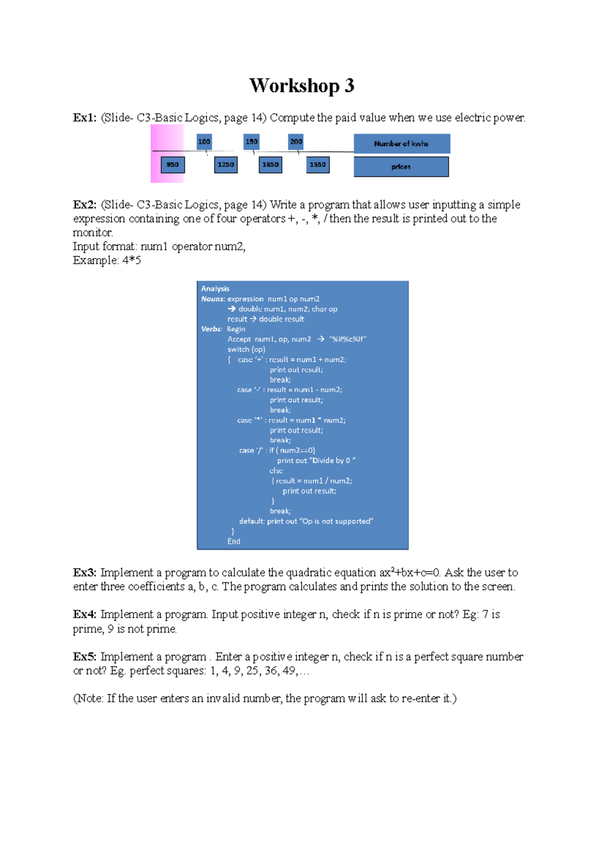 Workshop 3 - abcd - Programming Fundamentals - FPT - Studocu