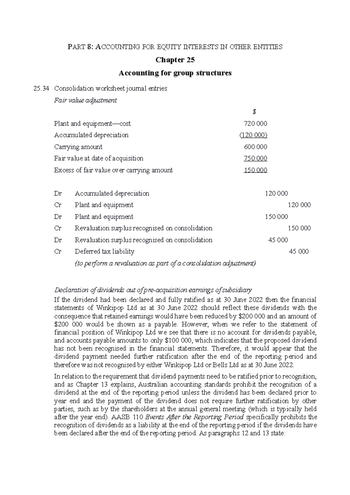 Topic 4A - Chapter 25 - Accounting for Group Structures - Consolidation ...