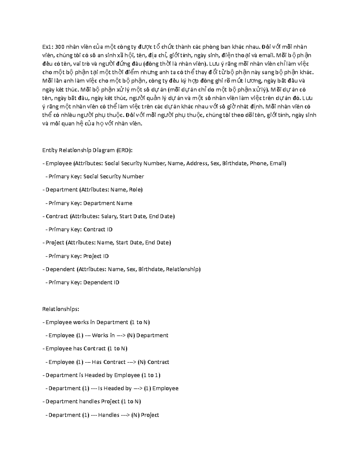 Lab 3 DBI202 - Entity Relationship and Data Model Overview - Studocu