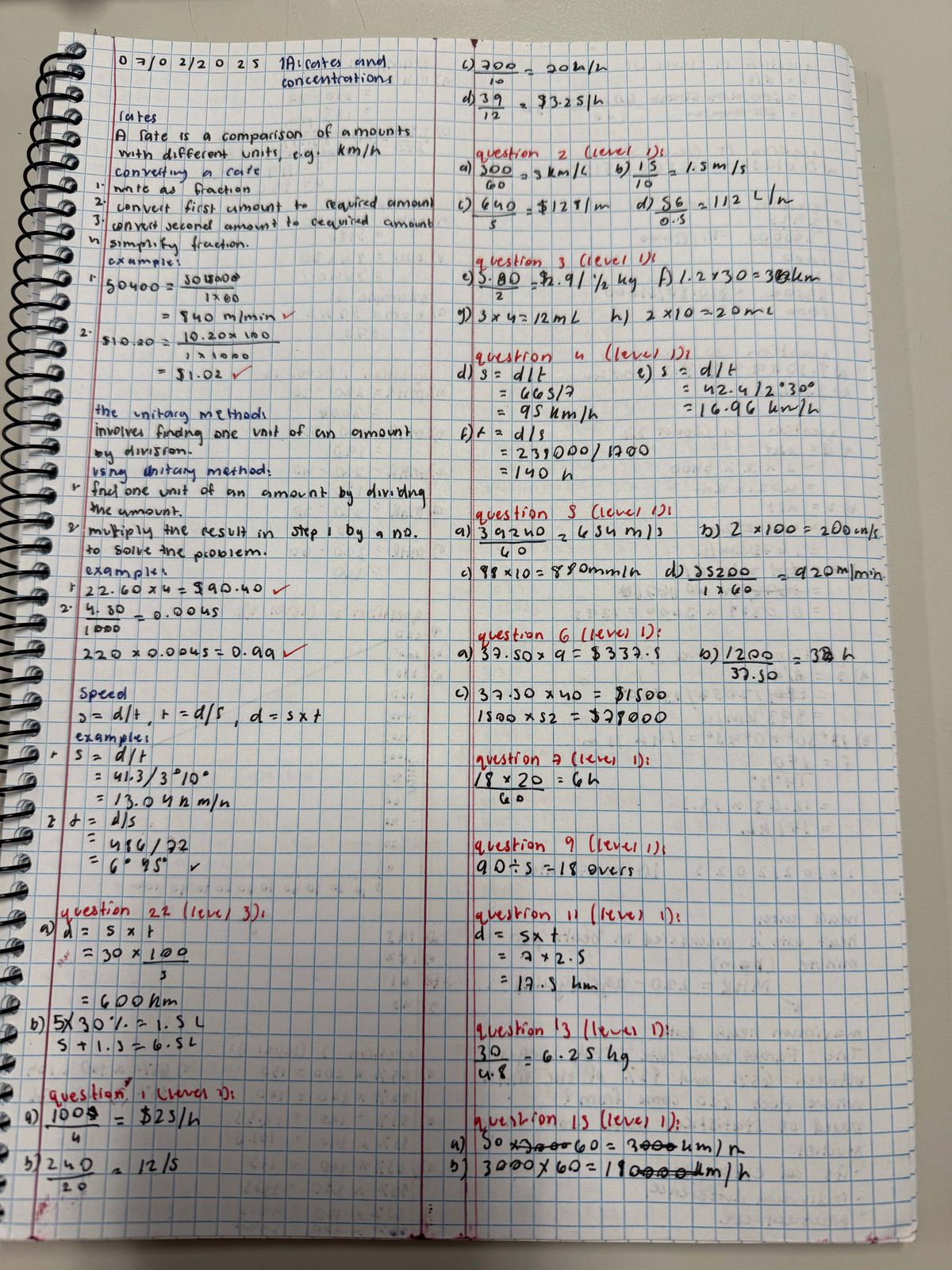 Chapter 1 - Maths Standard 2 - Level 1 Exercises and Solutions - Studocu