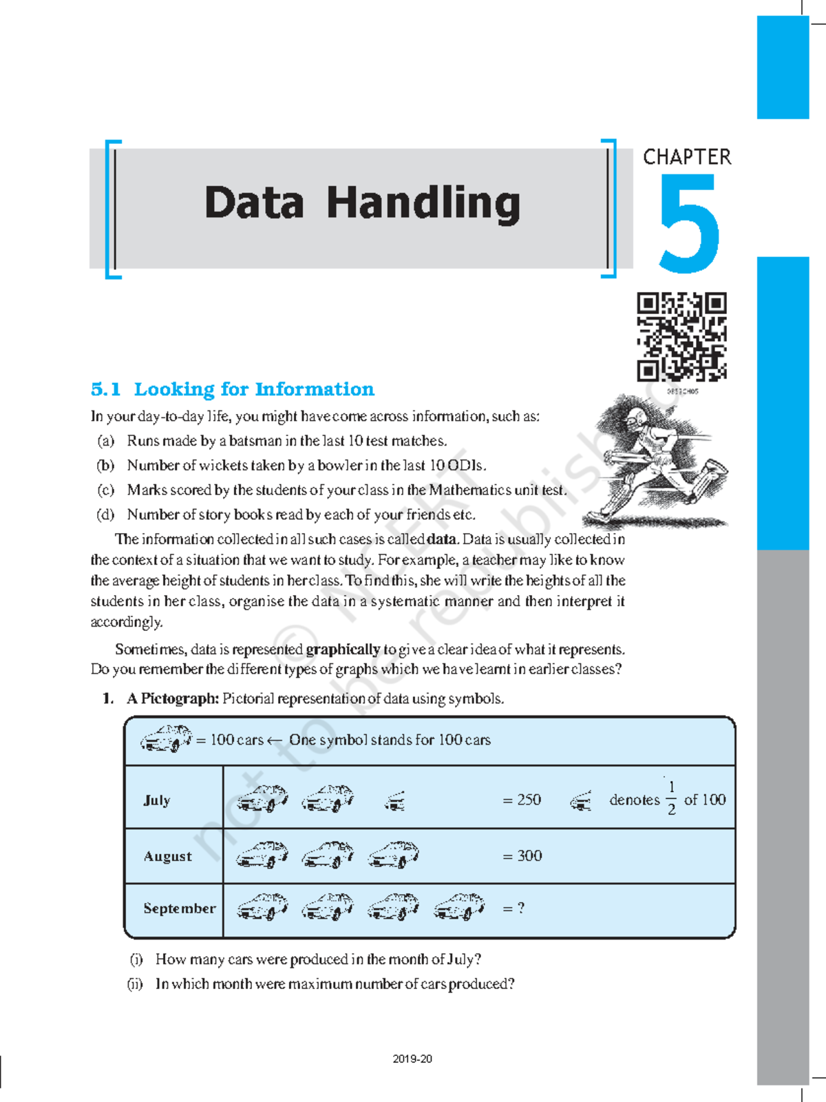 CBSE Class 8 NCERT Maths: Data Handling - Chapter 5 Overview - Studocu