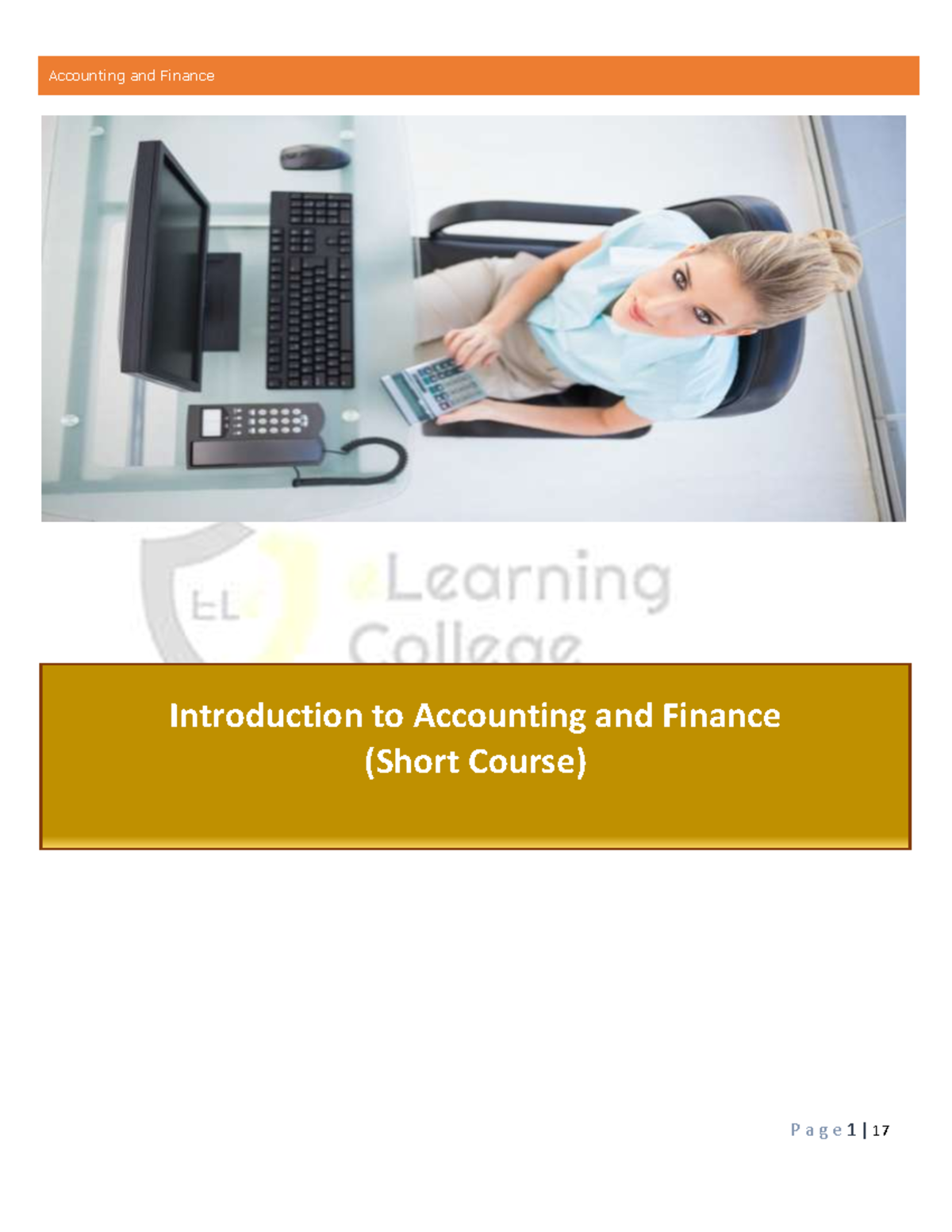Accounting and Finance: Introduction to Key Concepts and Terminology ...