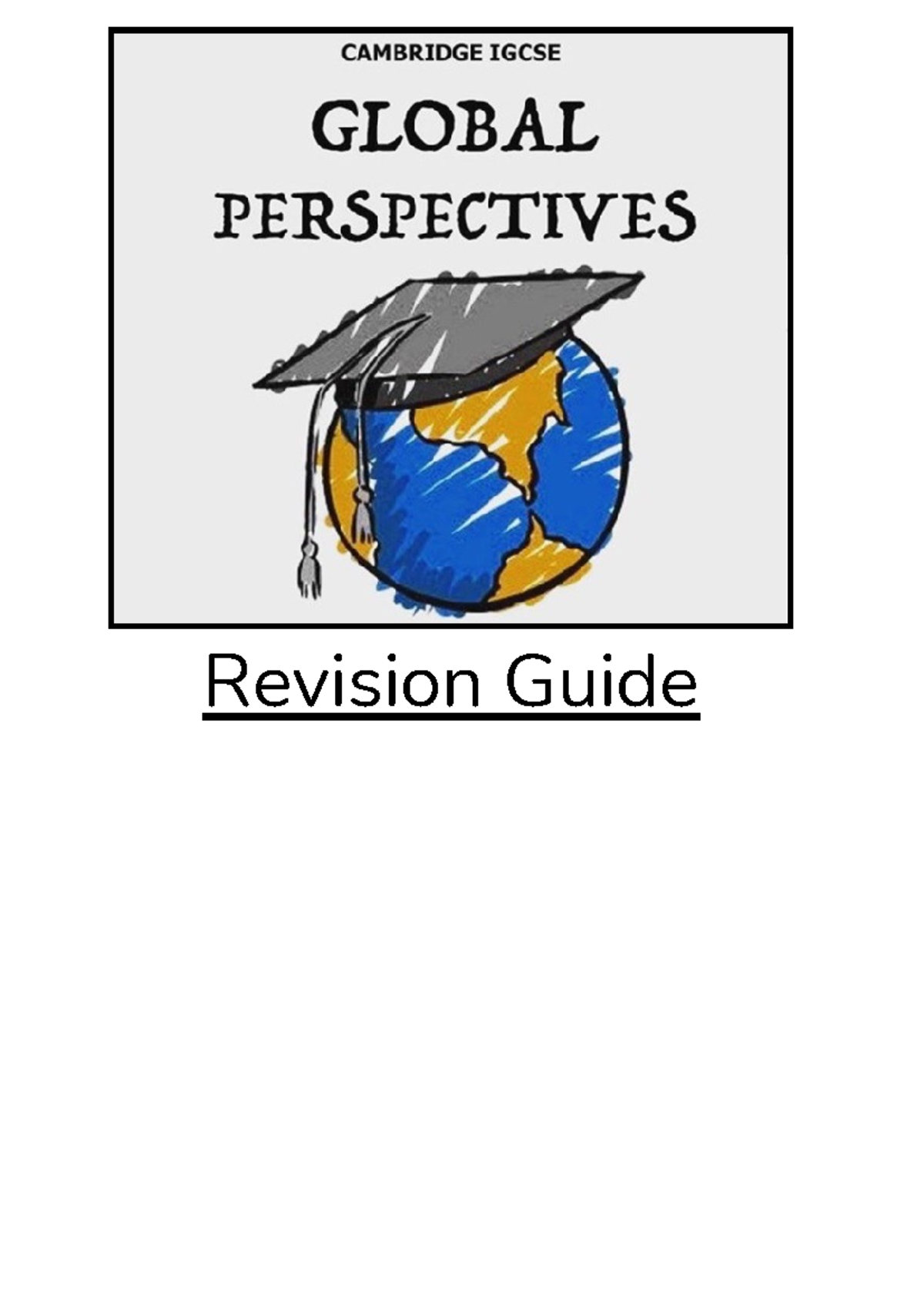 Global Perspectives (GP) Ultimate Revision Guide: Key Questions ...