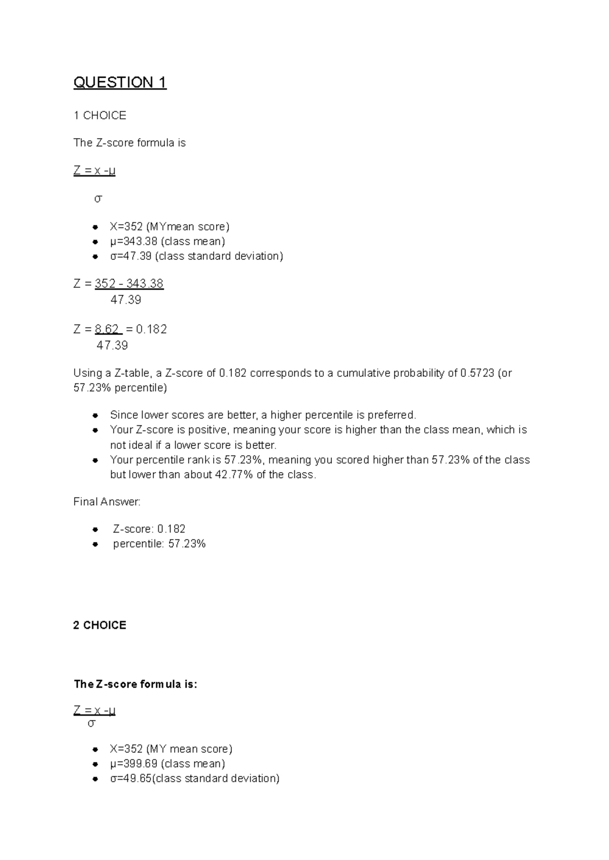 Lab 2 & 3: Statistical Analysis of Dart Game Trials and Heart Rate ...