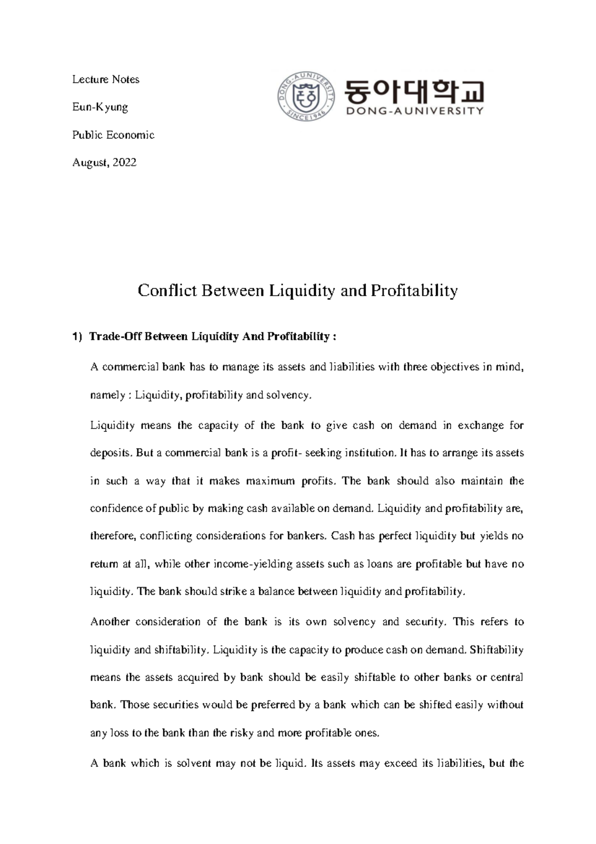 스테이블코인: 미국 재정 위기 속의 새로운 금융 인프라 (DS투자증권) - Studocu