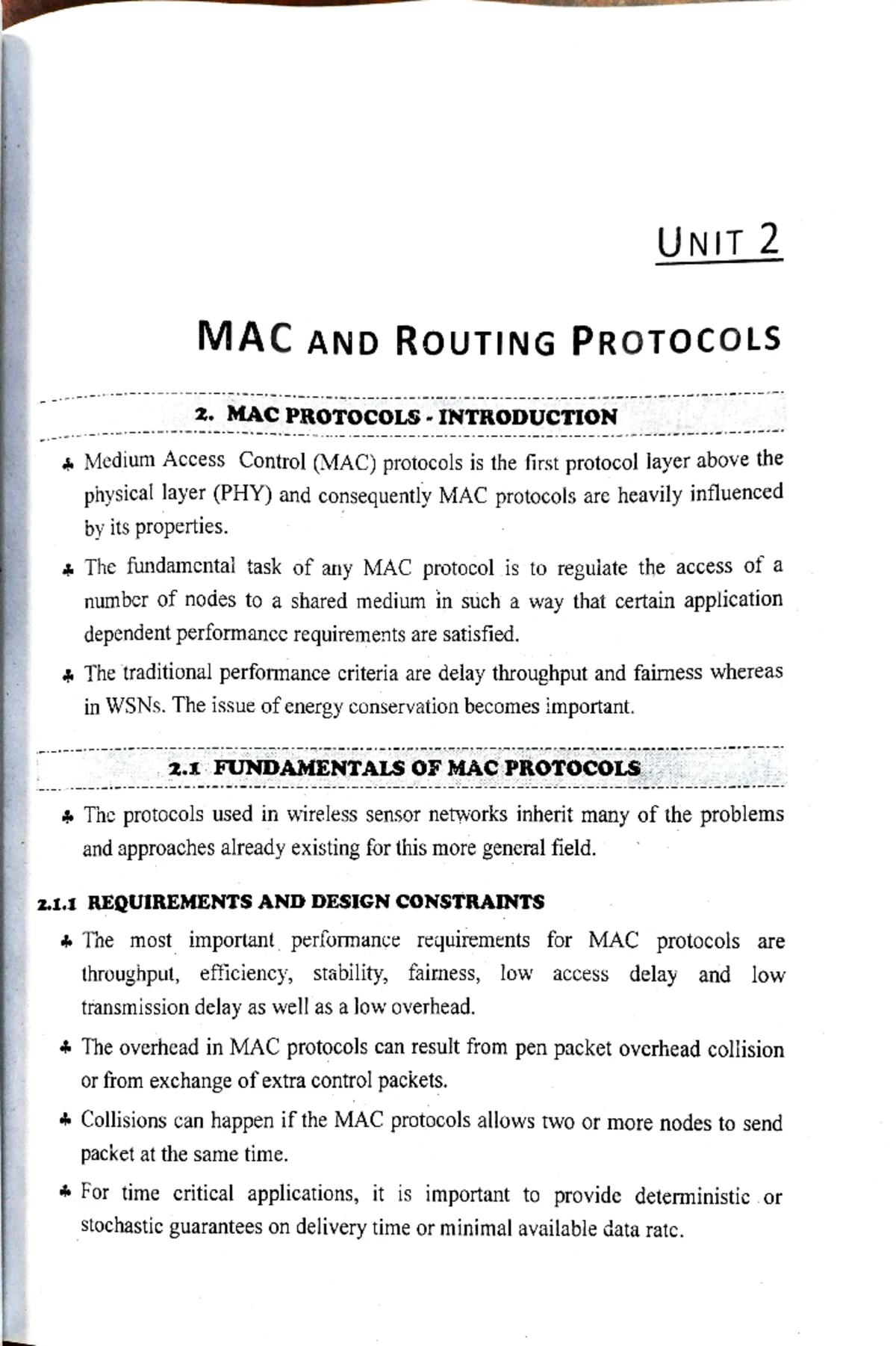 WSN UNIT 05 - notes - S, INTRODUCTION UNIT 5 ToOLS .TinyOS is des1gned ...