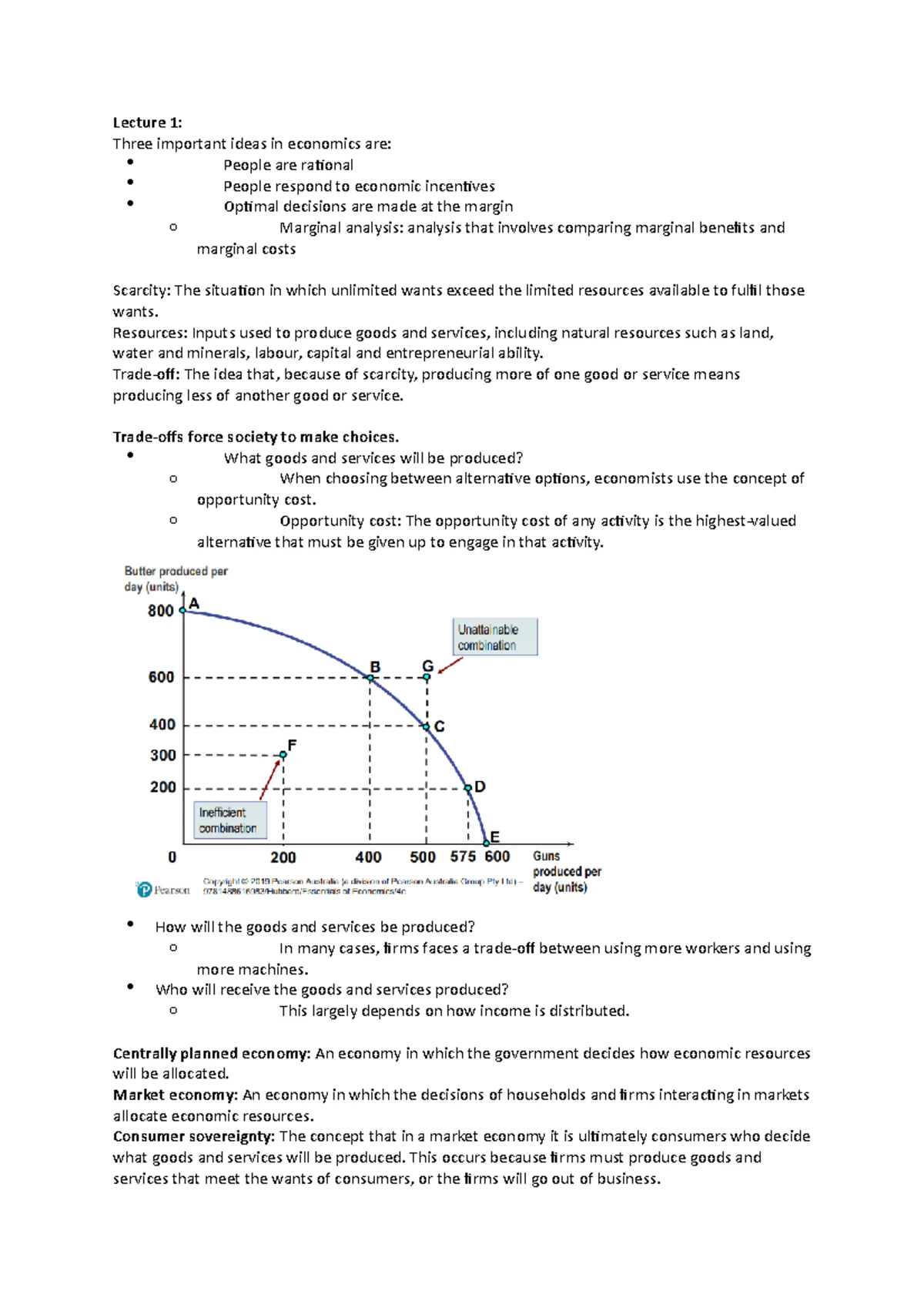 Econ100 Final Exam Study Notes: Key Concepts in Microeconomics - Studocu