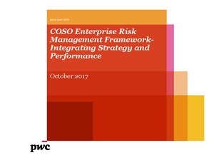 Coso Erm Framework 2017 Executive Summary - Infoupdate.org