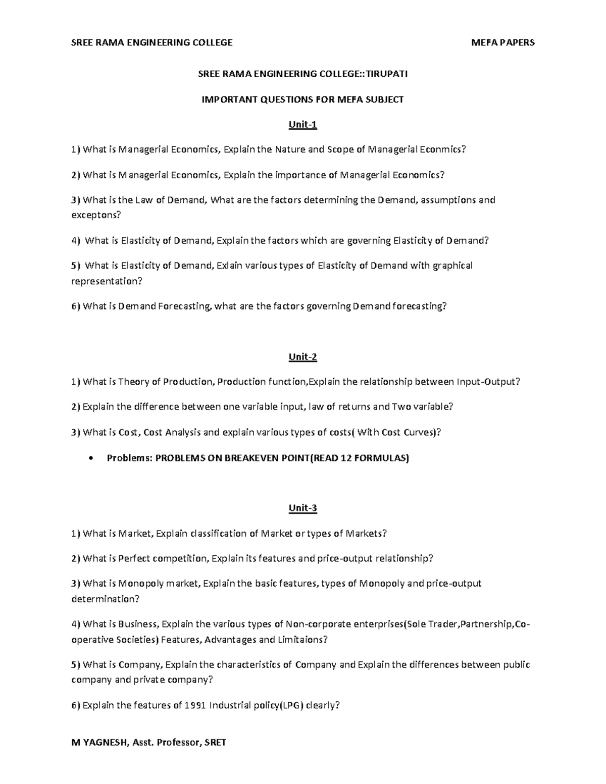 Analog Design - Model Exam Paper M-ISS (Main) - Studocu