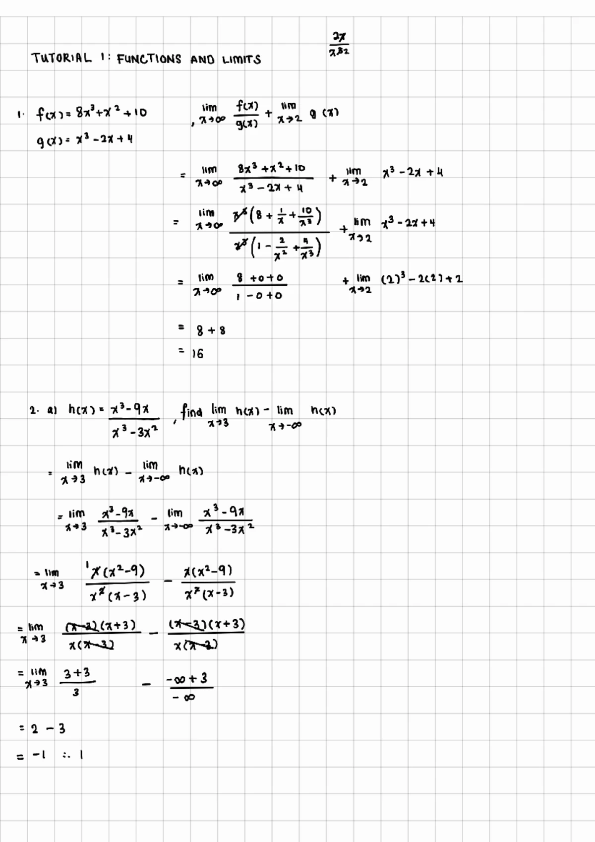 MAT421 Final Answer March 2023 - JULY 2023 1 (a) i 1 (a) ii 1 (b) i 1/ ...