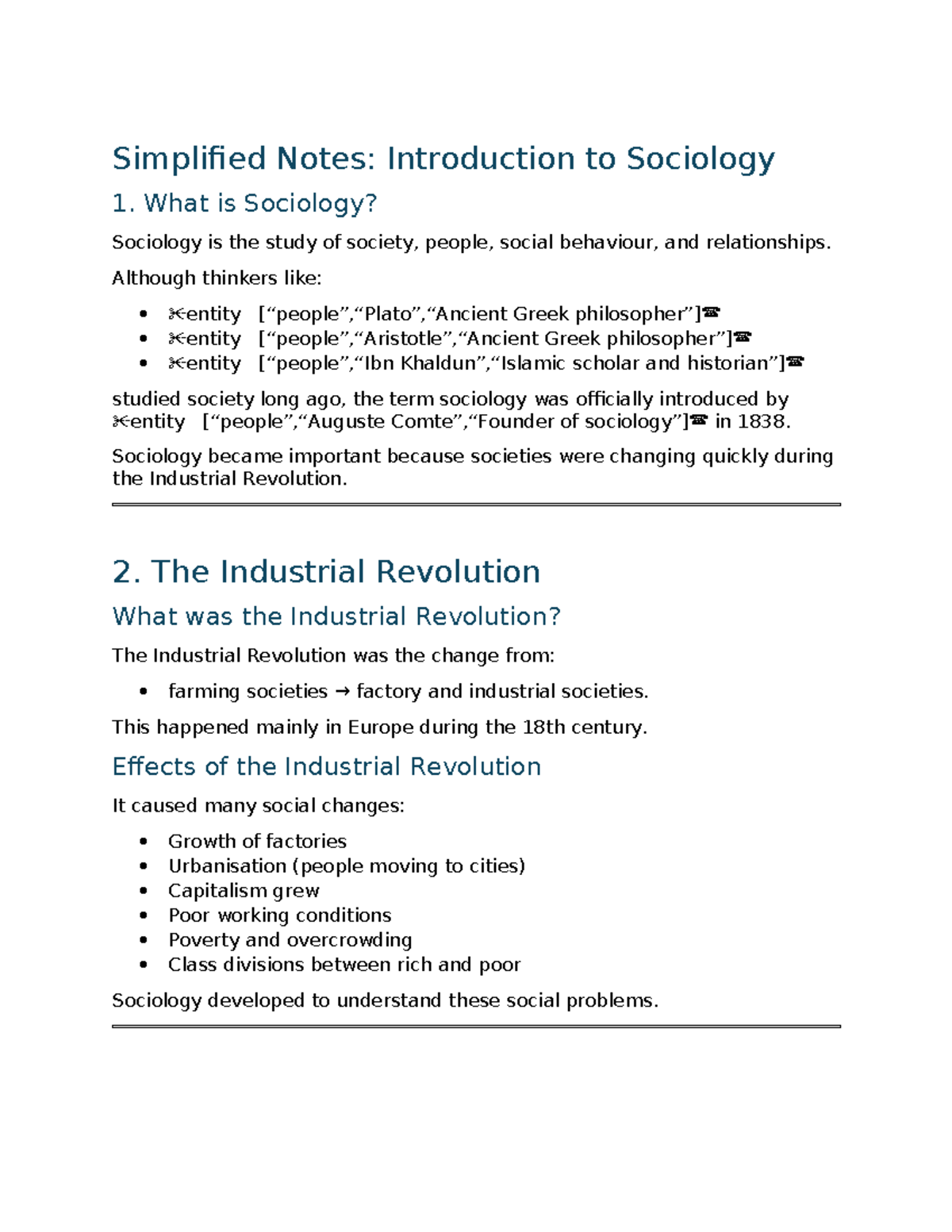 Sociology 101: Simplified Notes on Key Concepts and Thinkers - Studocu