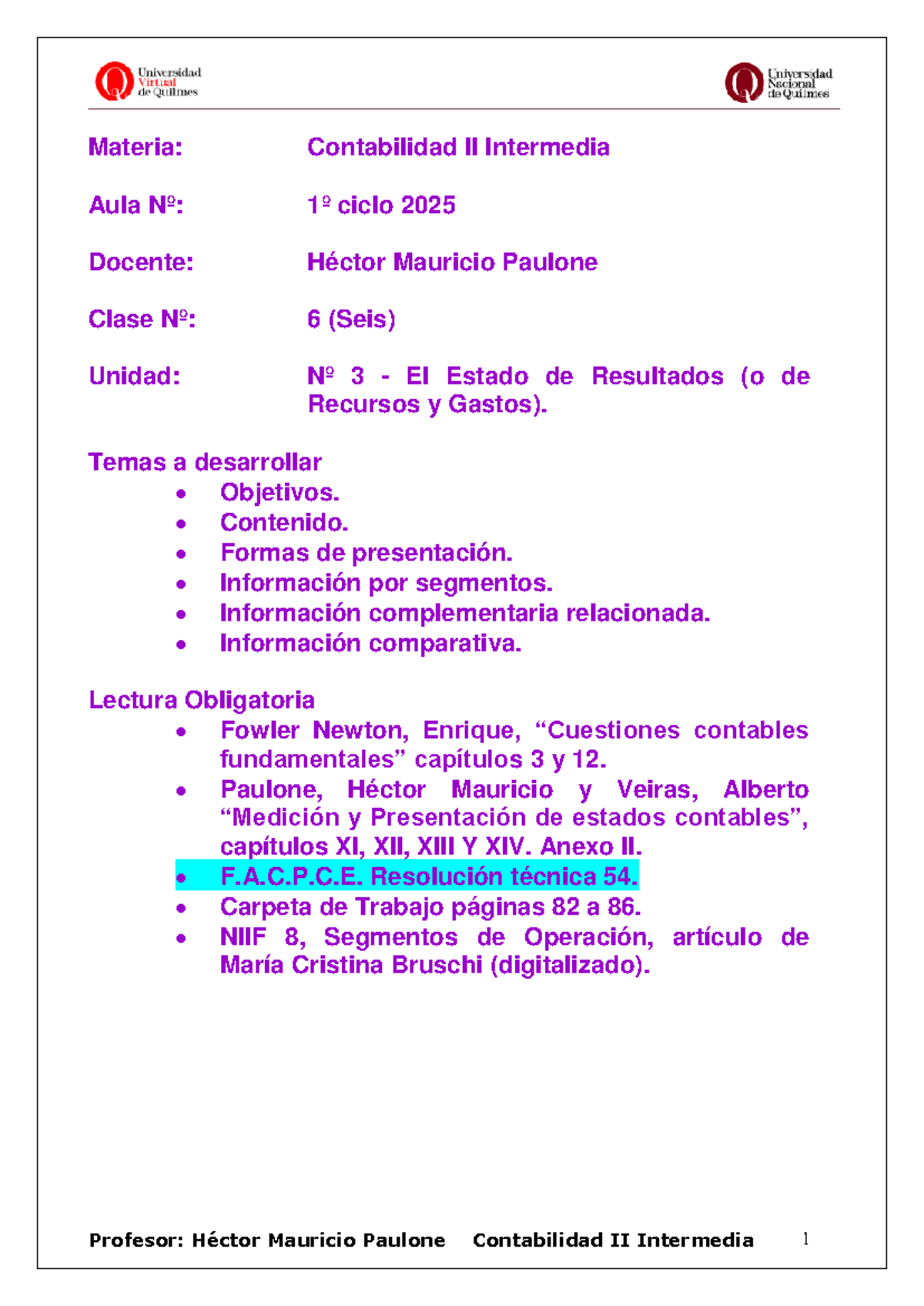 Clase 6: El Estado de Resultados en Contabilidad II Intermedia 1º Ciclo ...