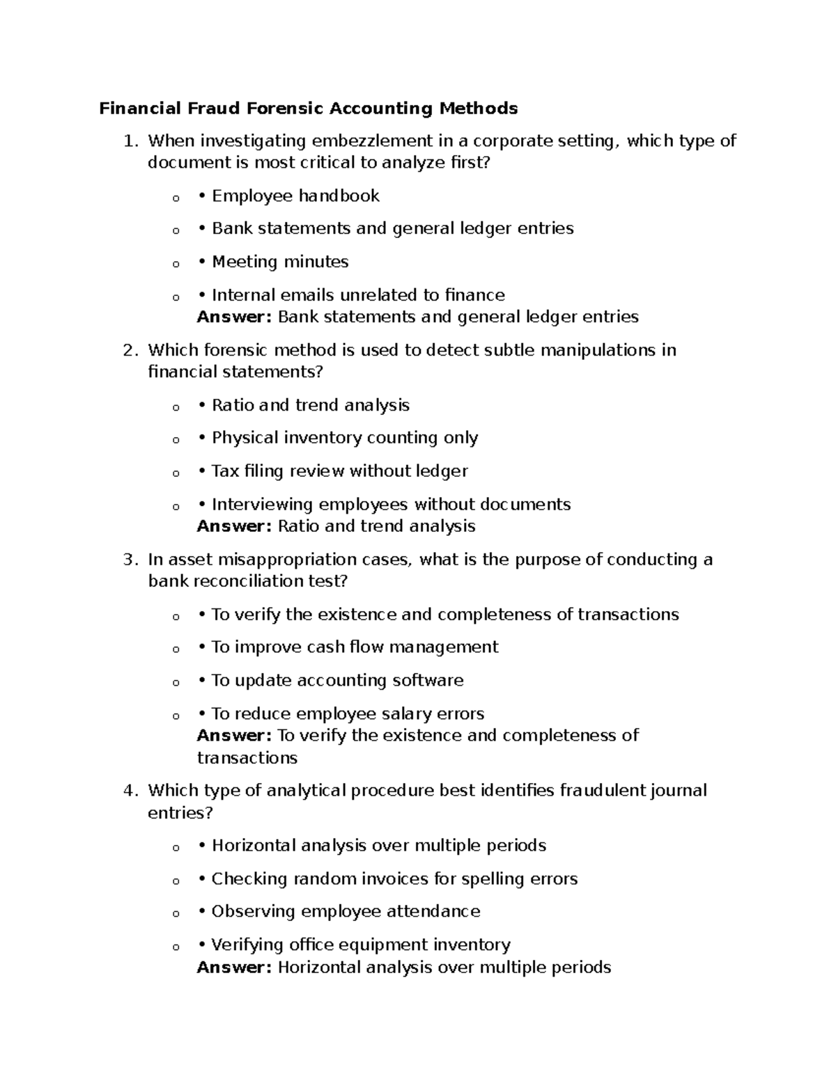 Financial Fraud Forensic Accounting Methods: Key Techniques ...
