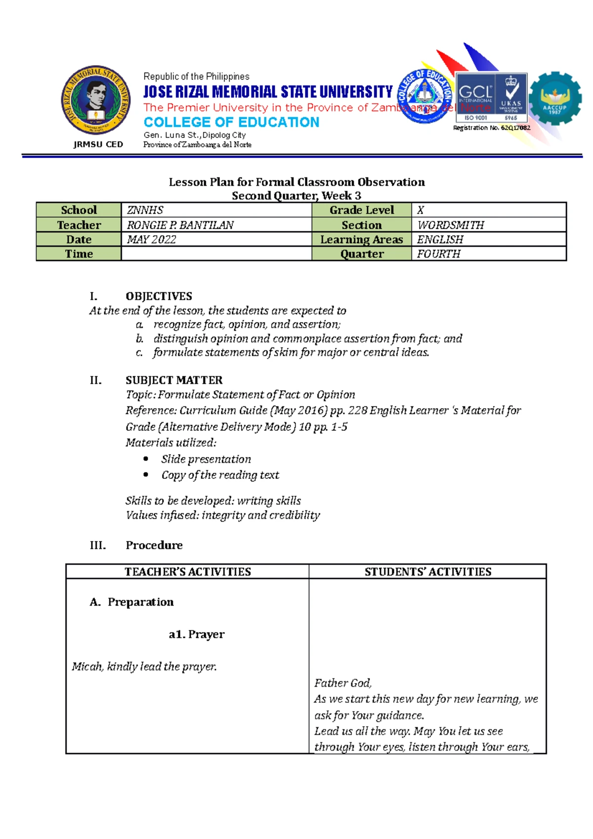 Lesson Plan - Final Demonstration on Tone, Mood & Purpose in Literature ...