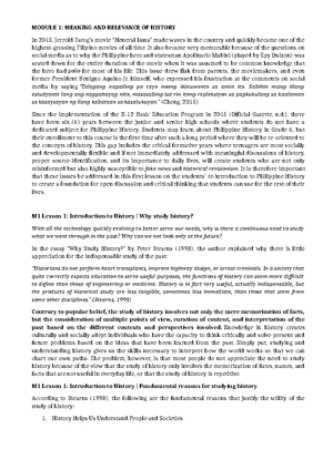 EDSA Reflection Paper - ESPIRITU, Gideon Morris BSMT3K EDSA People ...