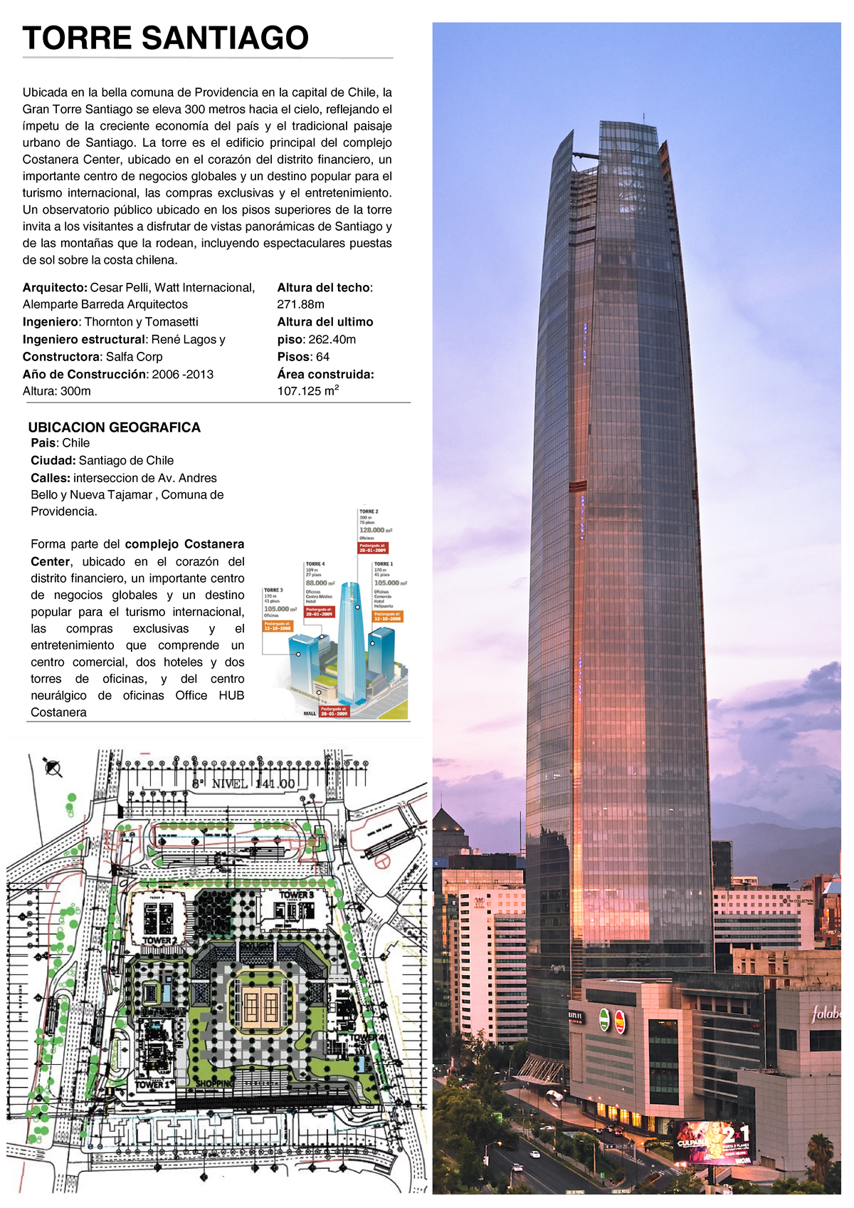 Análisis de la Gran Torre Santiago en el Costanera Center - Document Preview