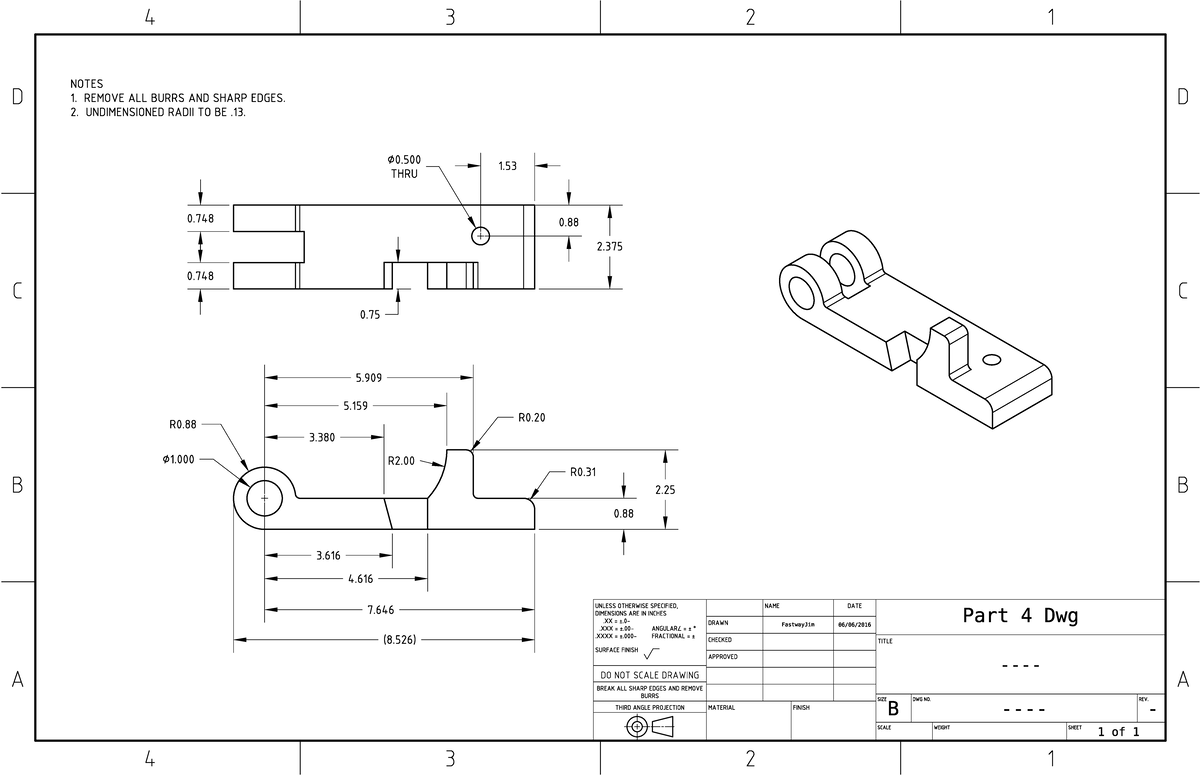 College - Week 2 - Part 4 Dwg - Maae 2001 - 4 3 2 1 NOTES D 1. REMOVE ...