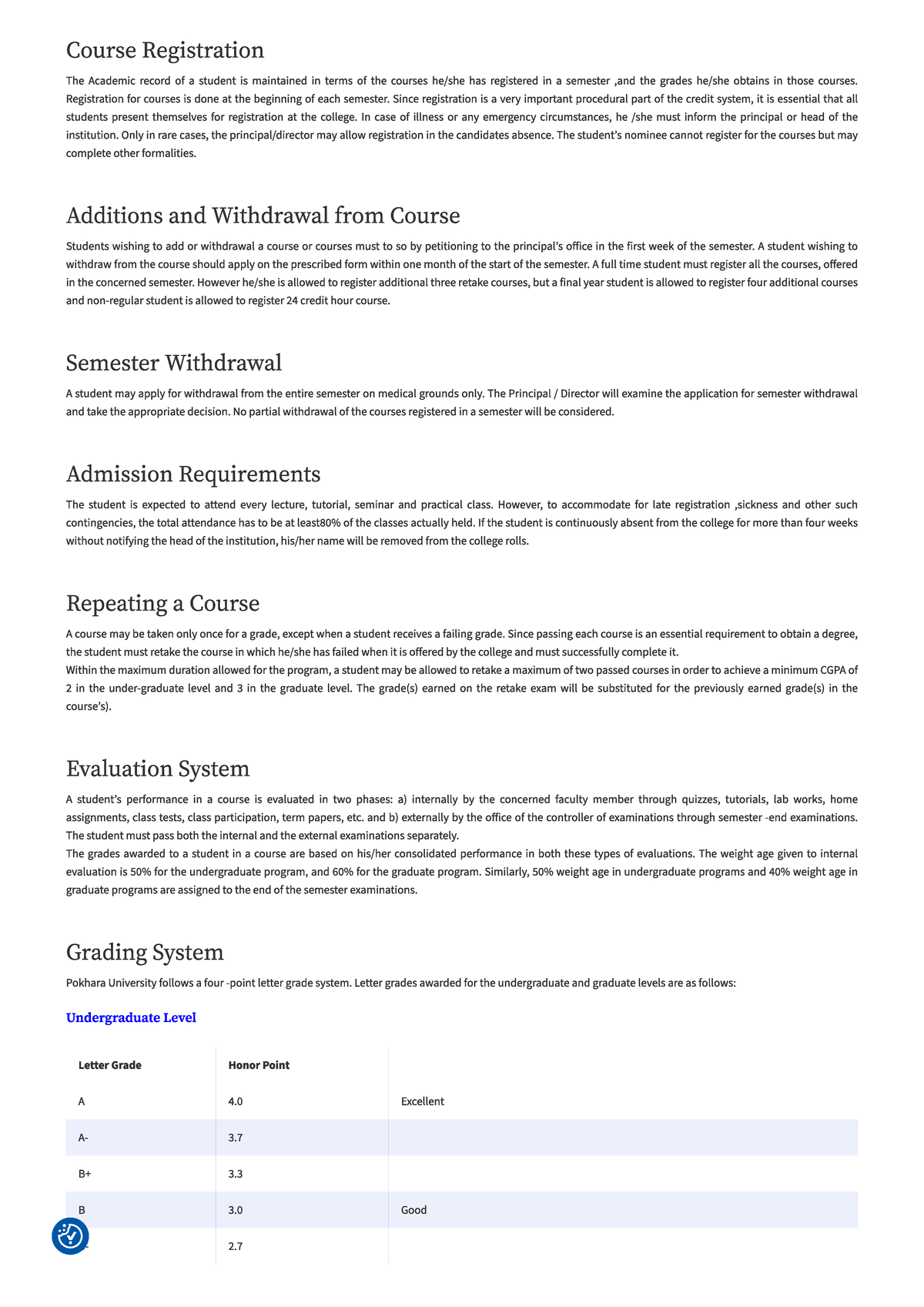 Course Registration Guidelines and Evaluation System - Pokhara ...