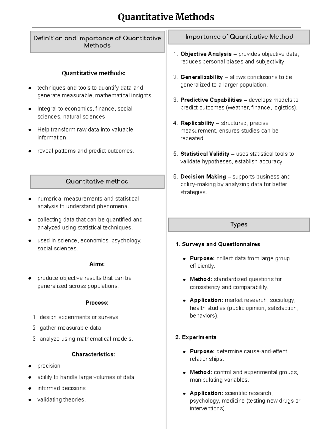 Quantitative Methods: Definition, Importance, and Applications in ...