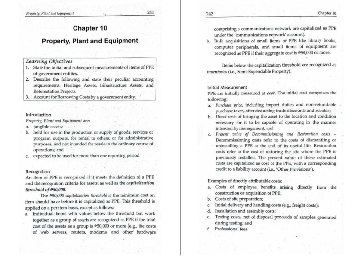 C10 PPE - Chapter 10: Understanding Property, Plant, and Equipment ...