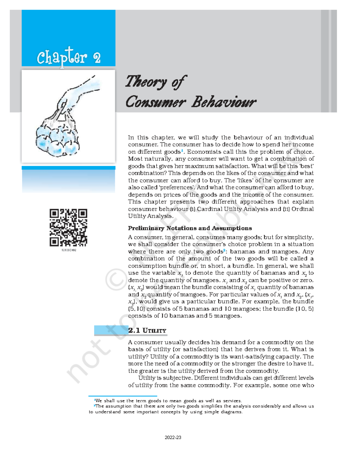 Chapter 2: Theory of Consumer Behavior - Studocu