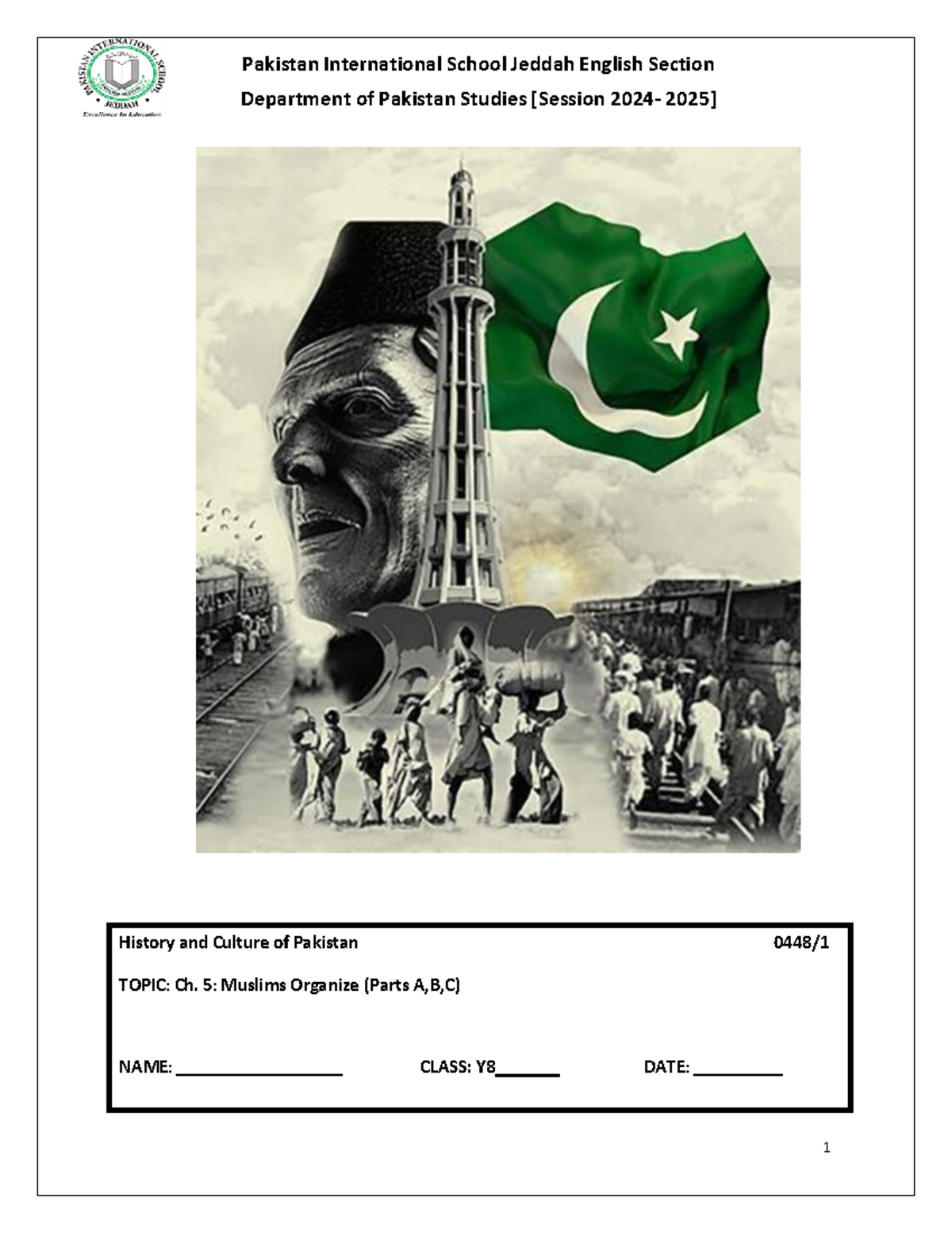 Ch. 5: Muslims Organize - Pakistan Studies 0448 (Session 2024-2025 ...
