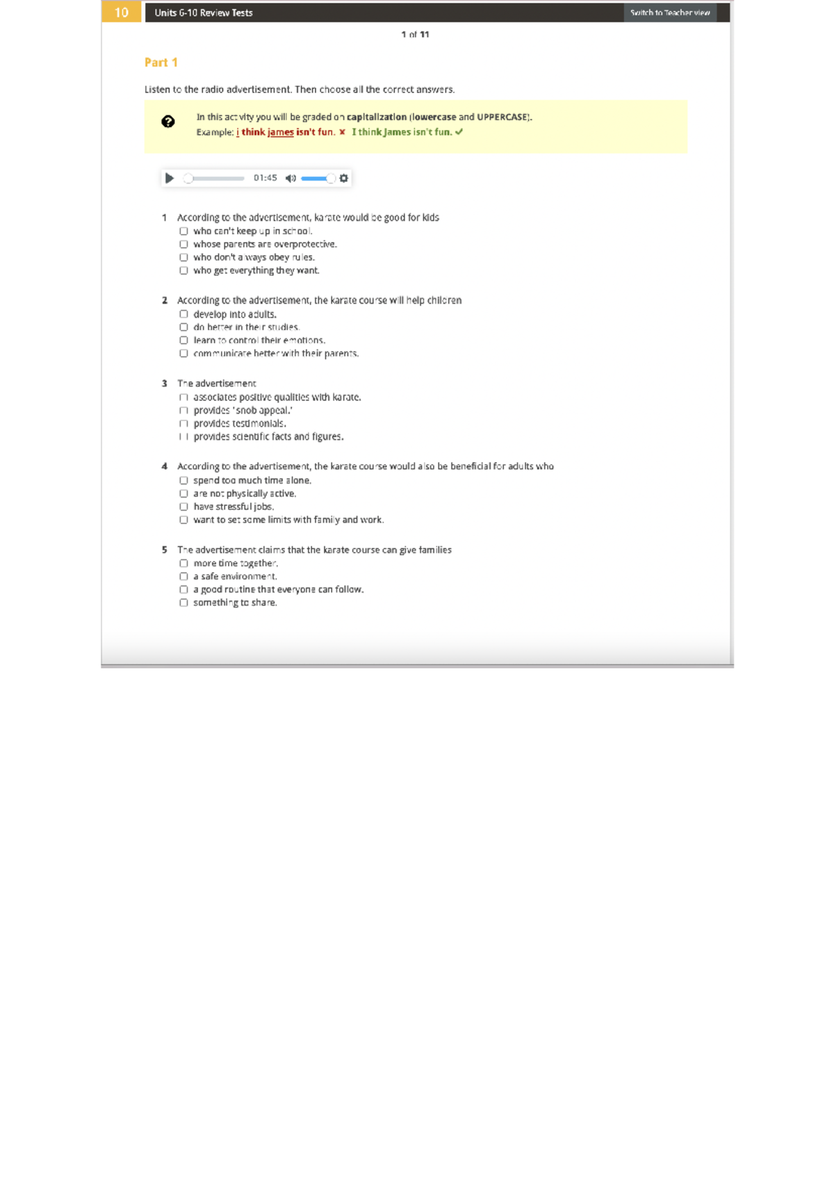 Final Practice Test 2 - English reading test - Studocu