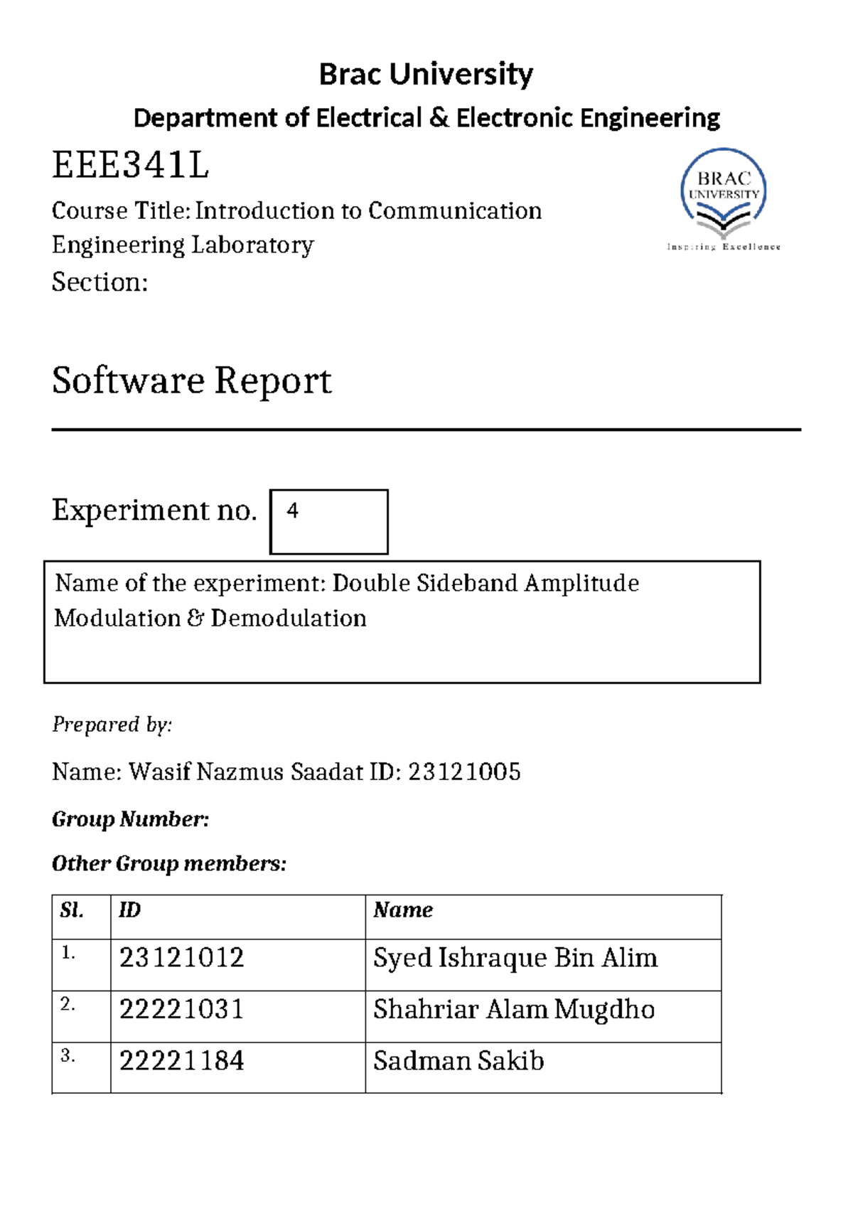 G EXP1 G4 - EEE341L Double Sideband Amplitude Modulation Lab Report ...