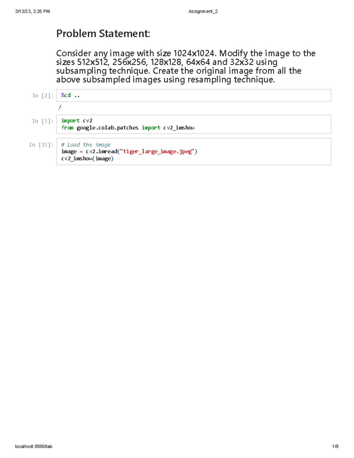 IP Prog 1 - Practical material - Problem Statement: Consider any image ...