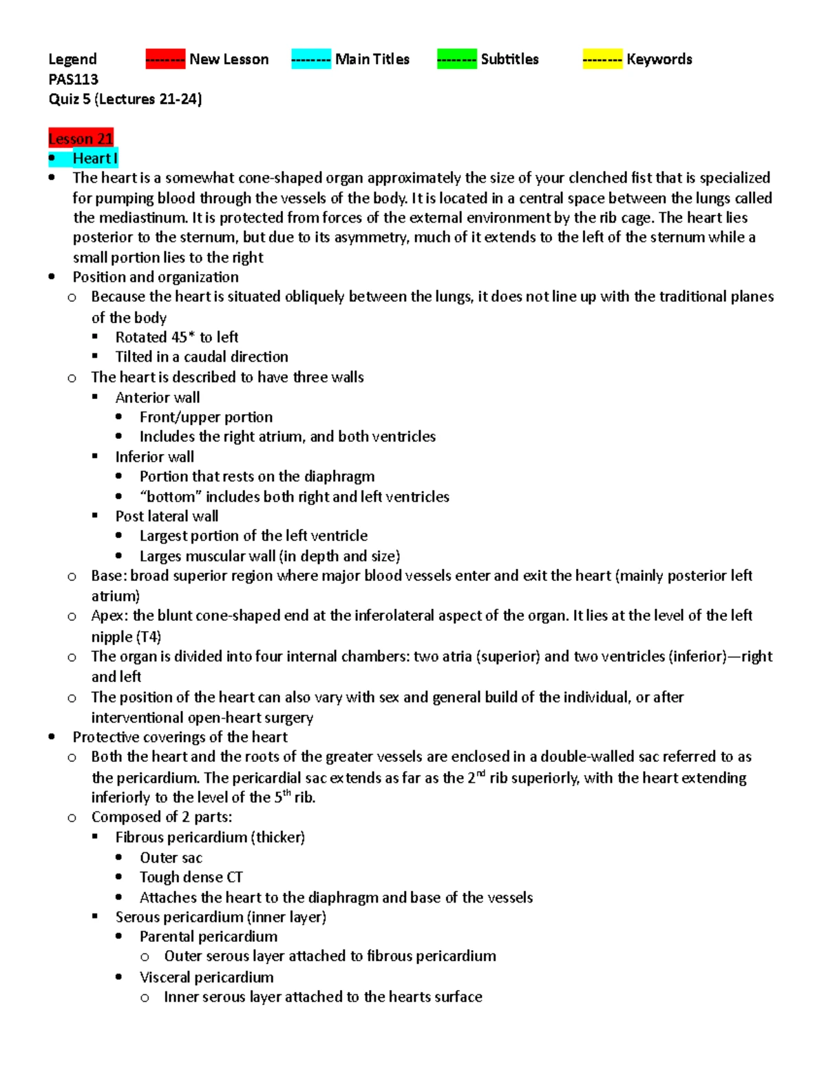 Lec 20 EAR chart Outline Student - THE EAR Define the following and ...