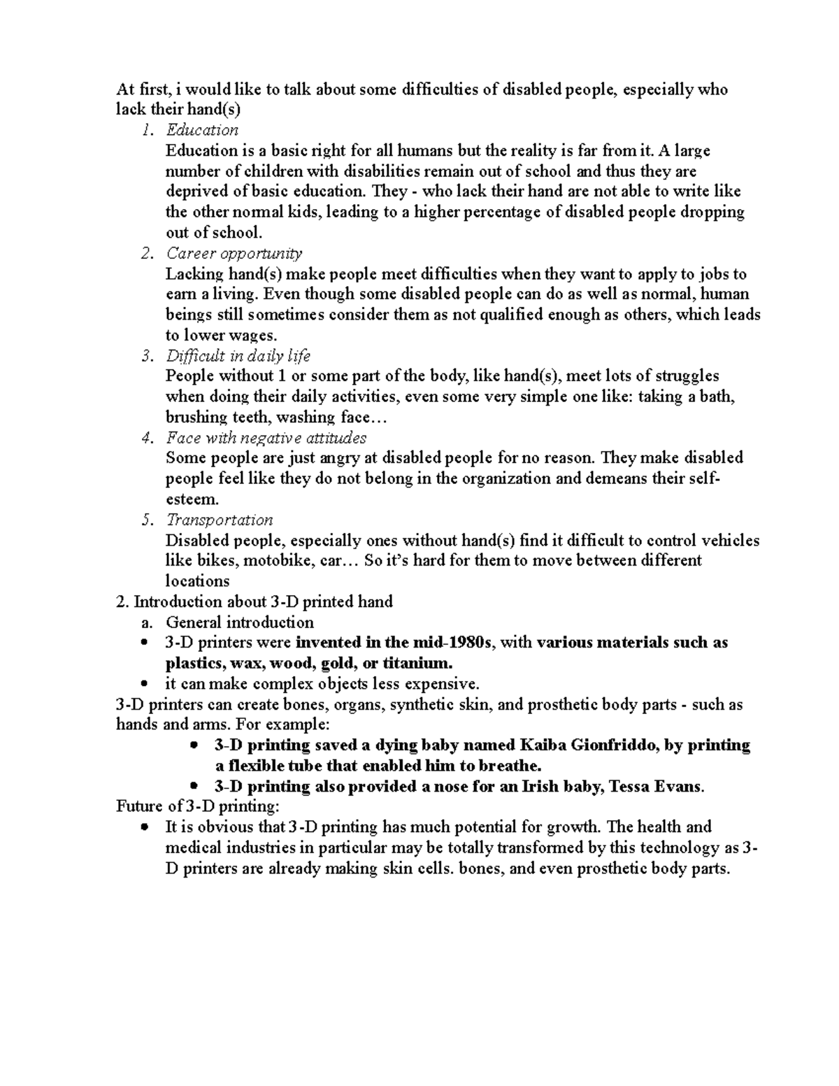 Script - nnn - At first, i would like to talk about some difficulties ...