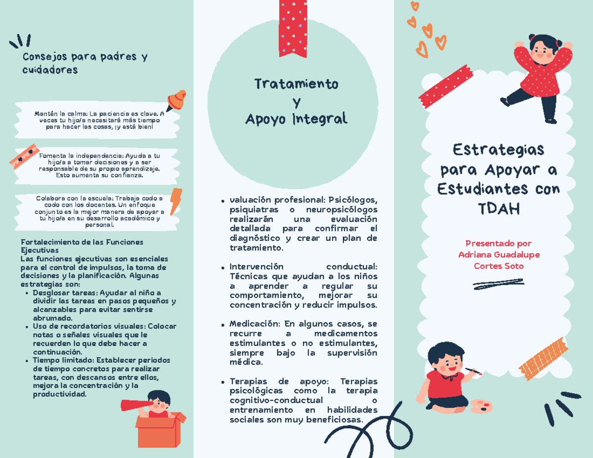 Estrategias para Apoyar a Estudiantes con TDAH - valuación profesional ...