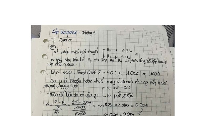 Statistical Analysis Notes for Course KI.ONG - Studocu