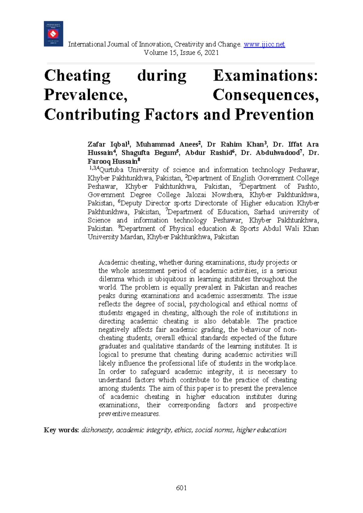 Cheating in Exams: Prevalence, Factors & Prevention Strategies - Studocu
