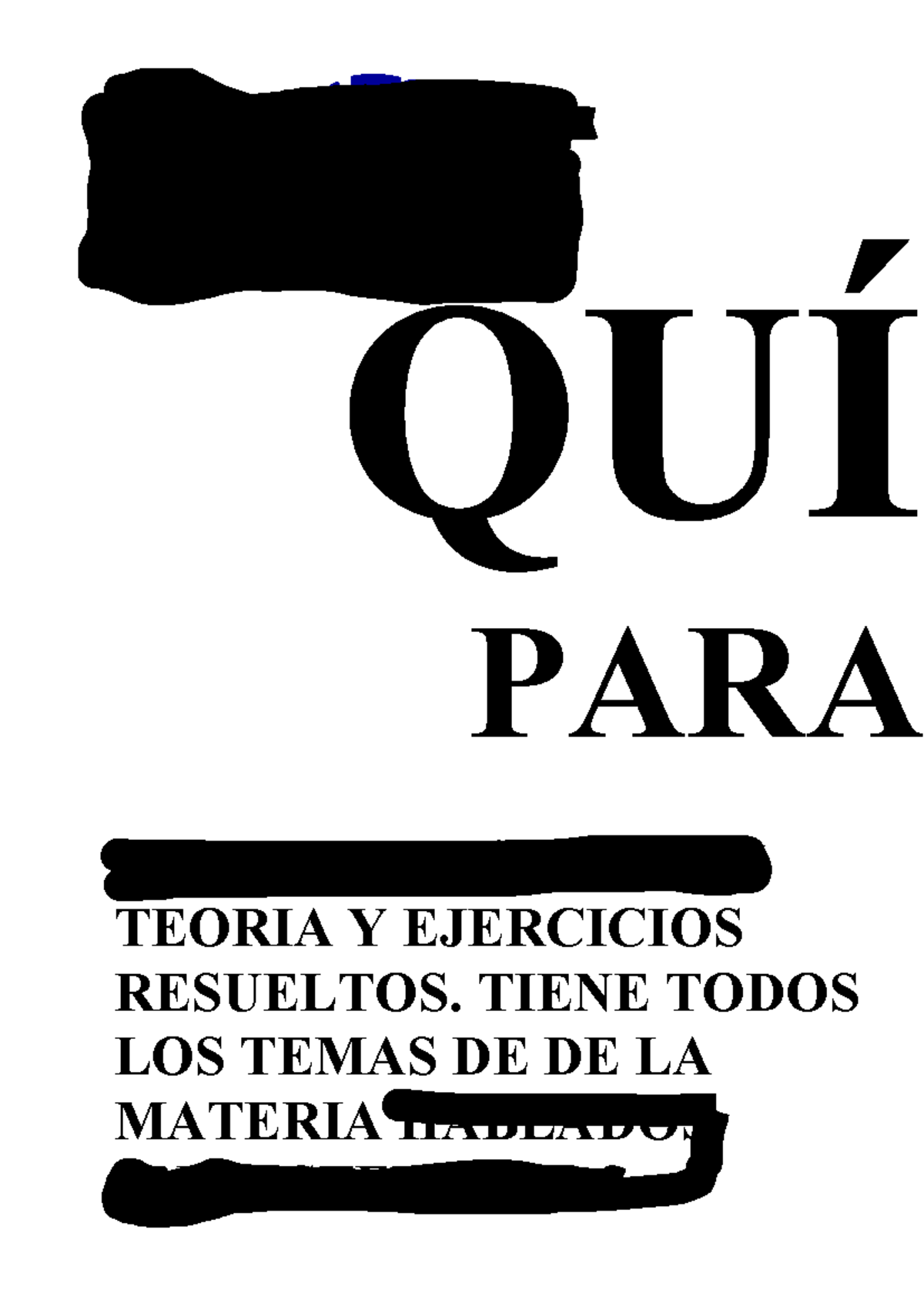 Resumen de Química para el CBC - Clases y Ejercicios Resueltos - Document Preview