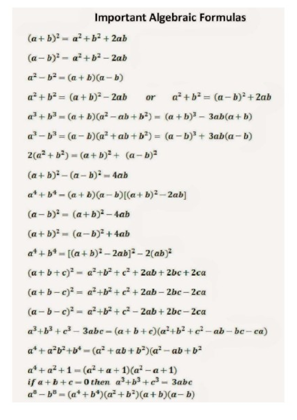 Mate 1 Apuntes: Fórmulas y Técnicas de Álgebra Básica - Studocu