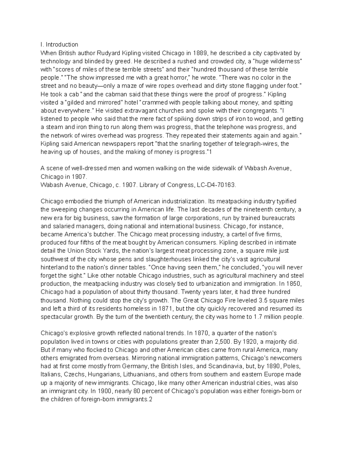 APUSH Chapter 18: Industrialization, Immigration, and Urbanization ...