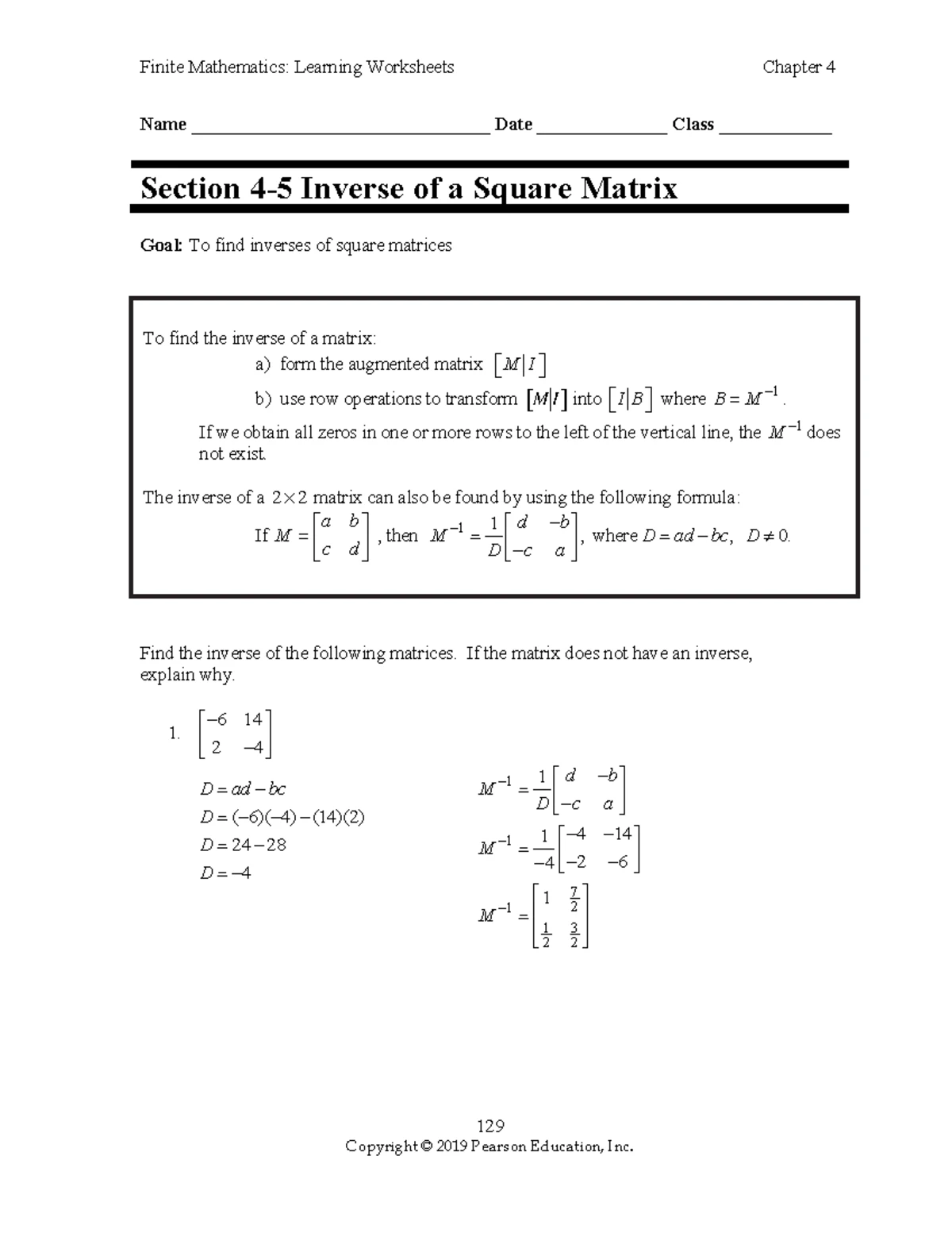 6 - The Table Method: An Introduction to the Simplex Method practice ...