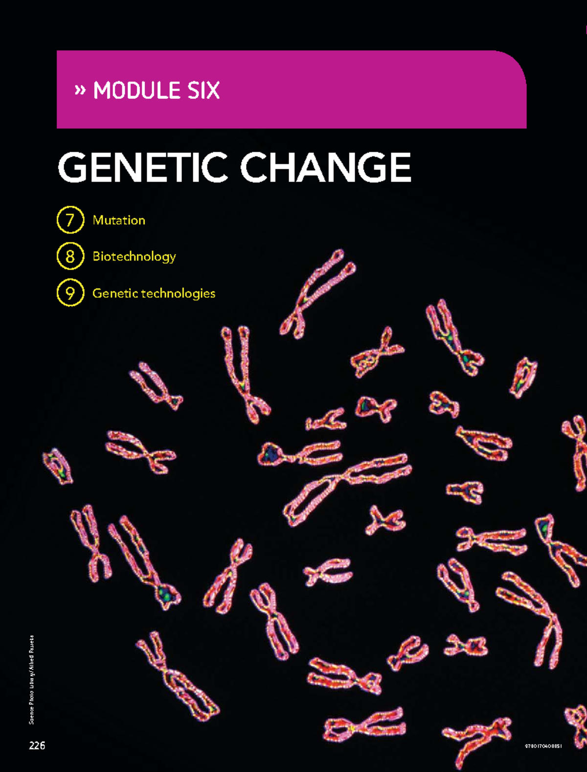 Biology Stage 6: Chapter 7 - Mutation and Genetic Change - Studocu