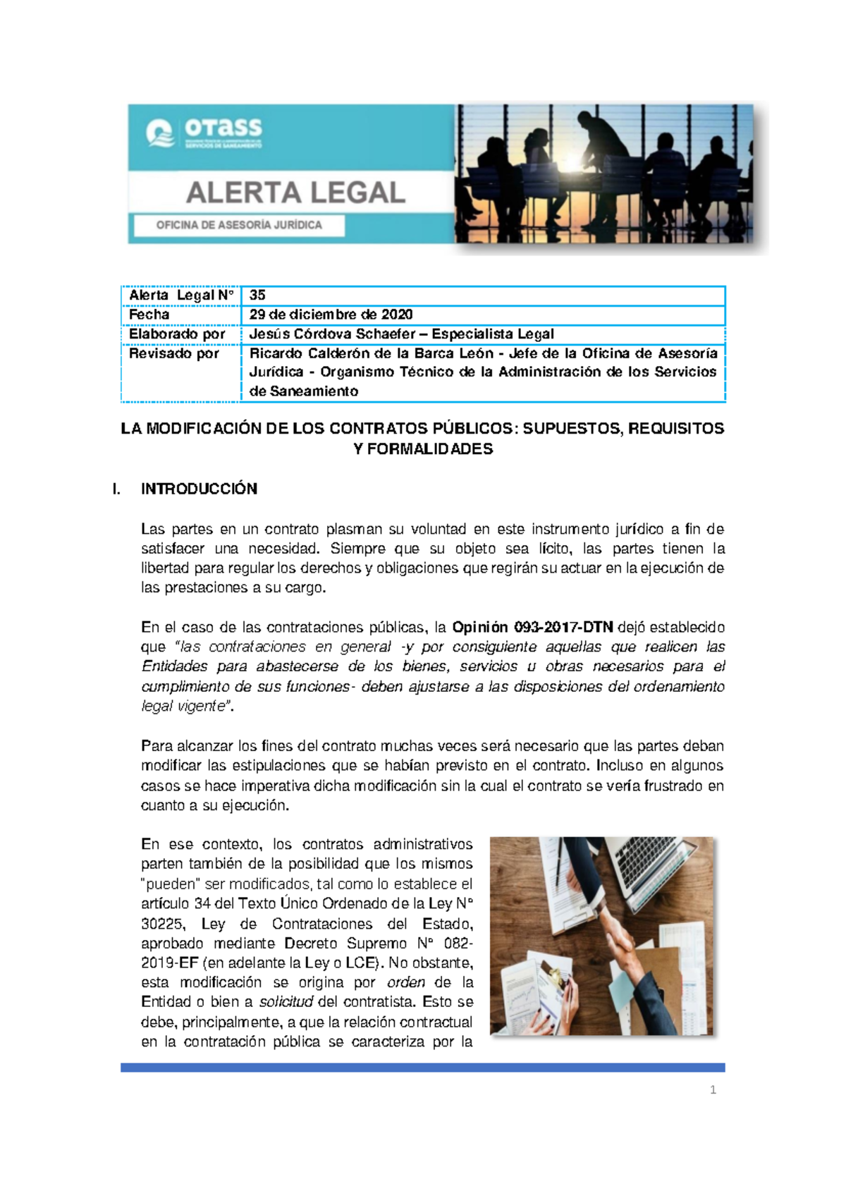 Modificación de Contratos Públicos: Supuestos y Requisitos (Alerta ...