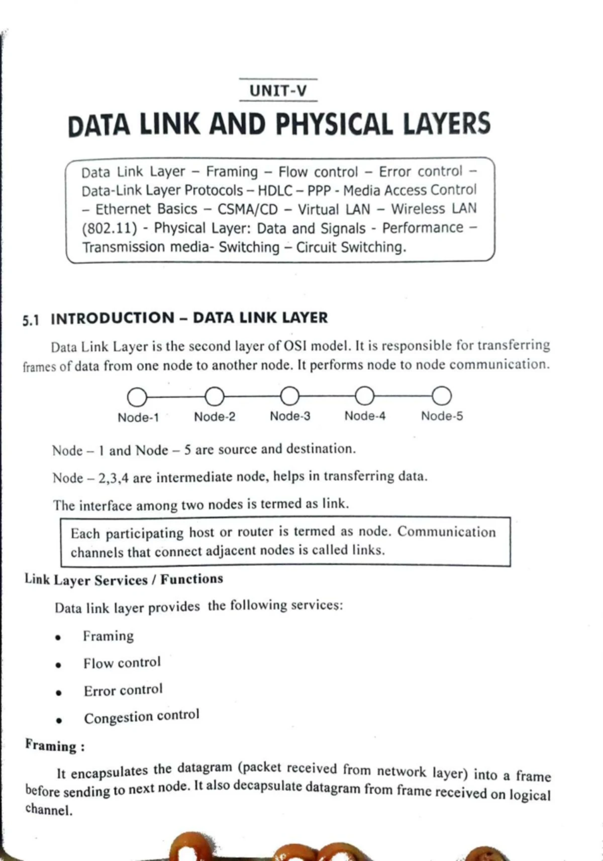 CS8591 Computer Networks Unit 2: Transport Layer Overview and Protocols ...