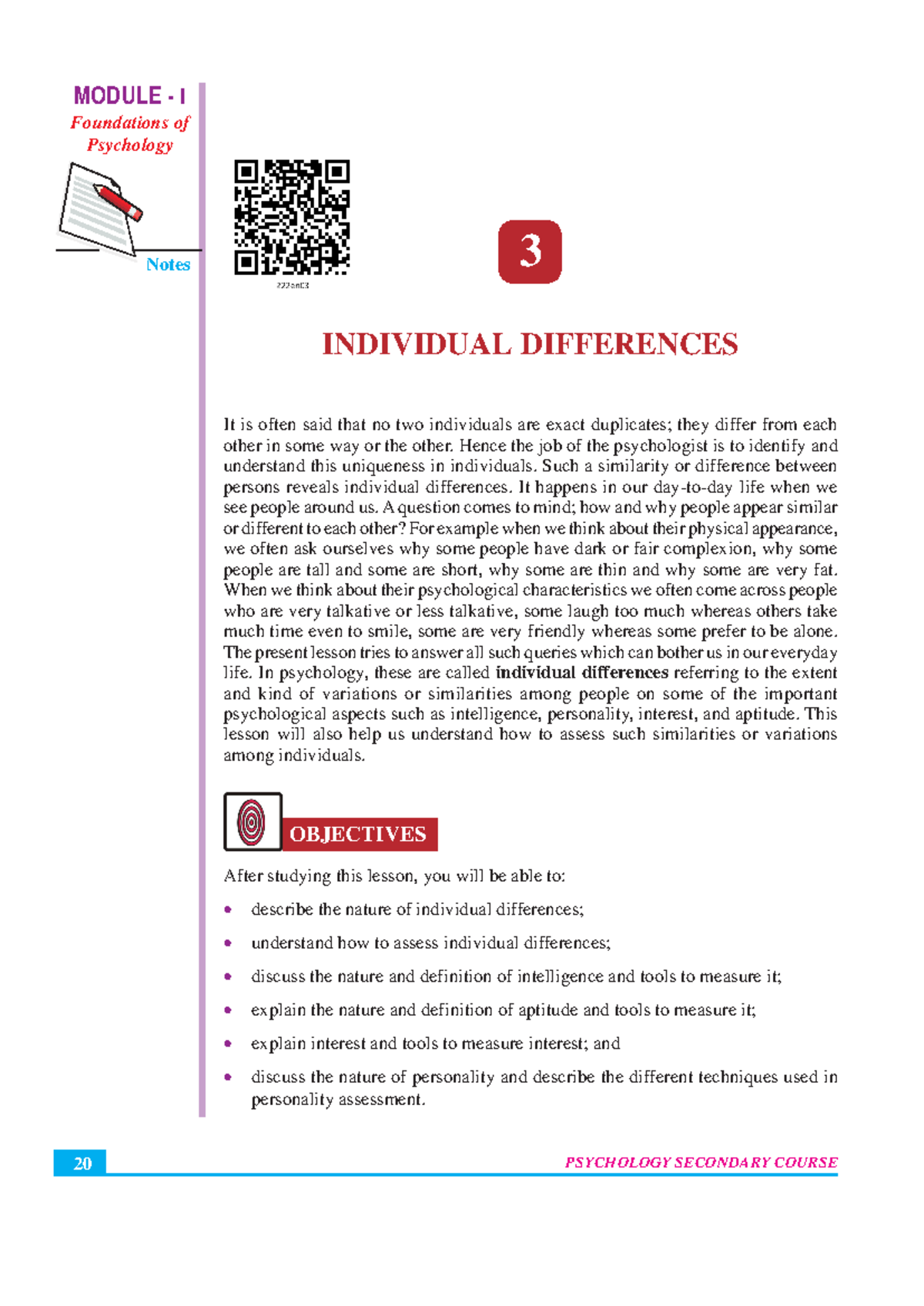 Chapter 3: Understanding Individual Differences in Psychology - Studocu