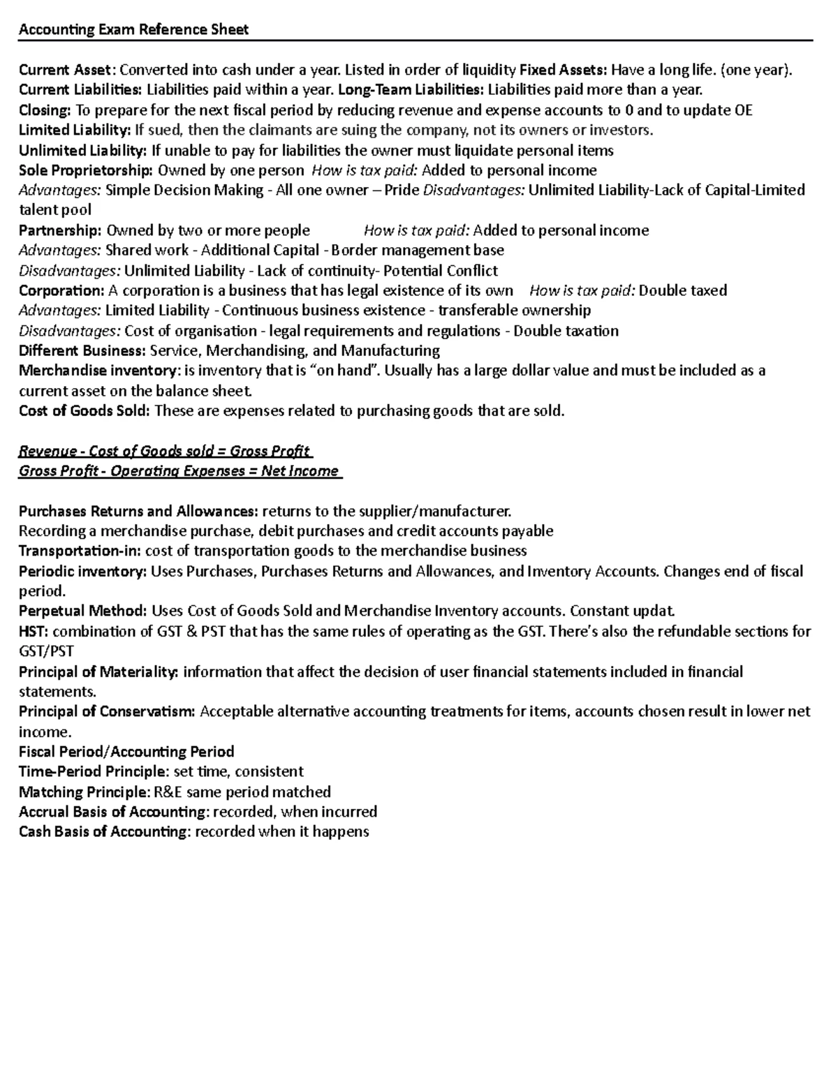 Course Outline - ACCT 1220 (01) W25 - Intro Financial Accounting ...