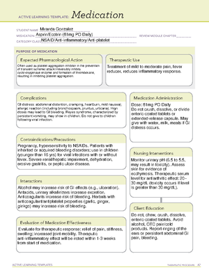 Active Learning template medication oxybutynin ACTIVE LEARNING