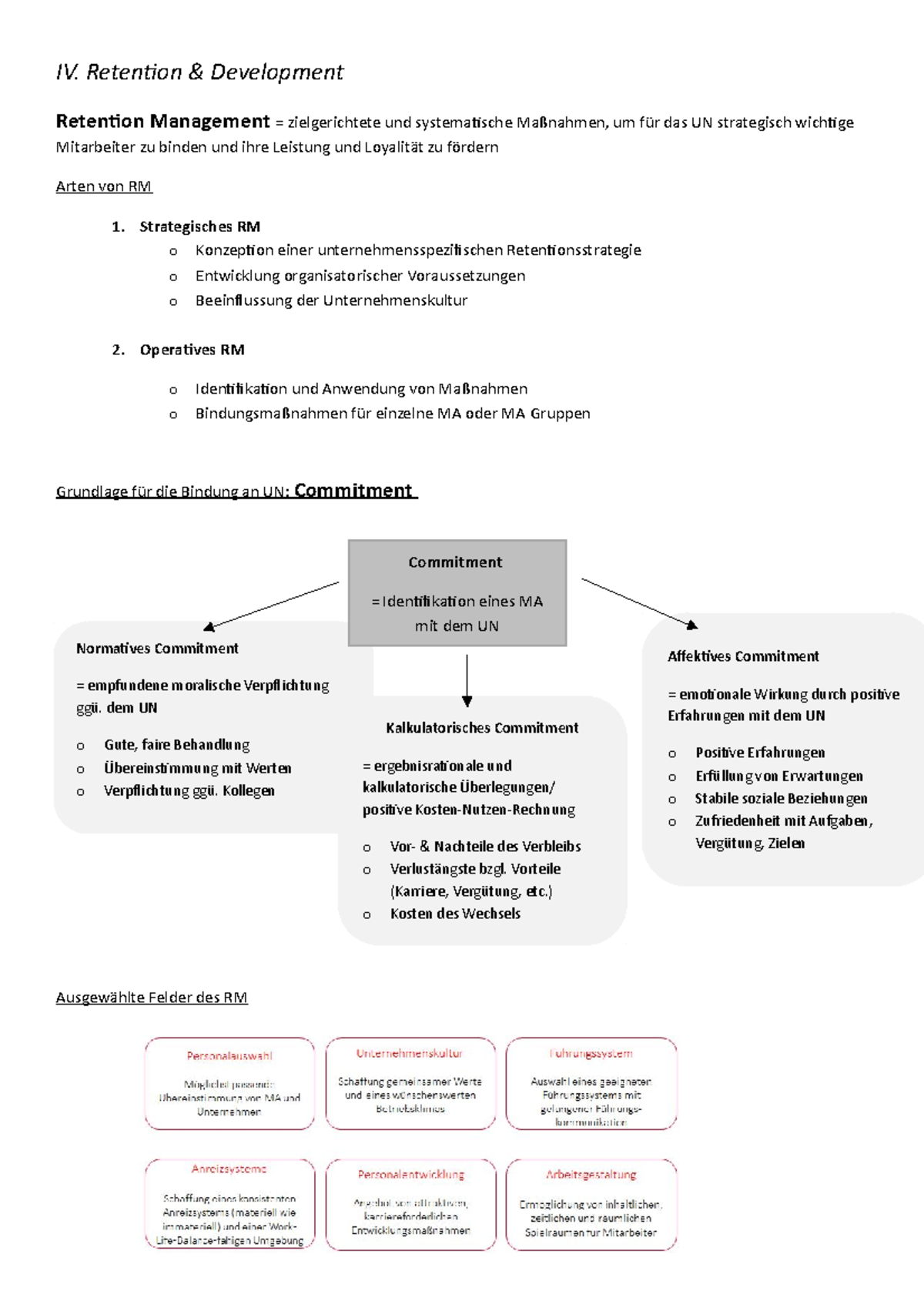 4) Retention & Development - IV. Retention Development Retention ...