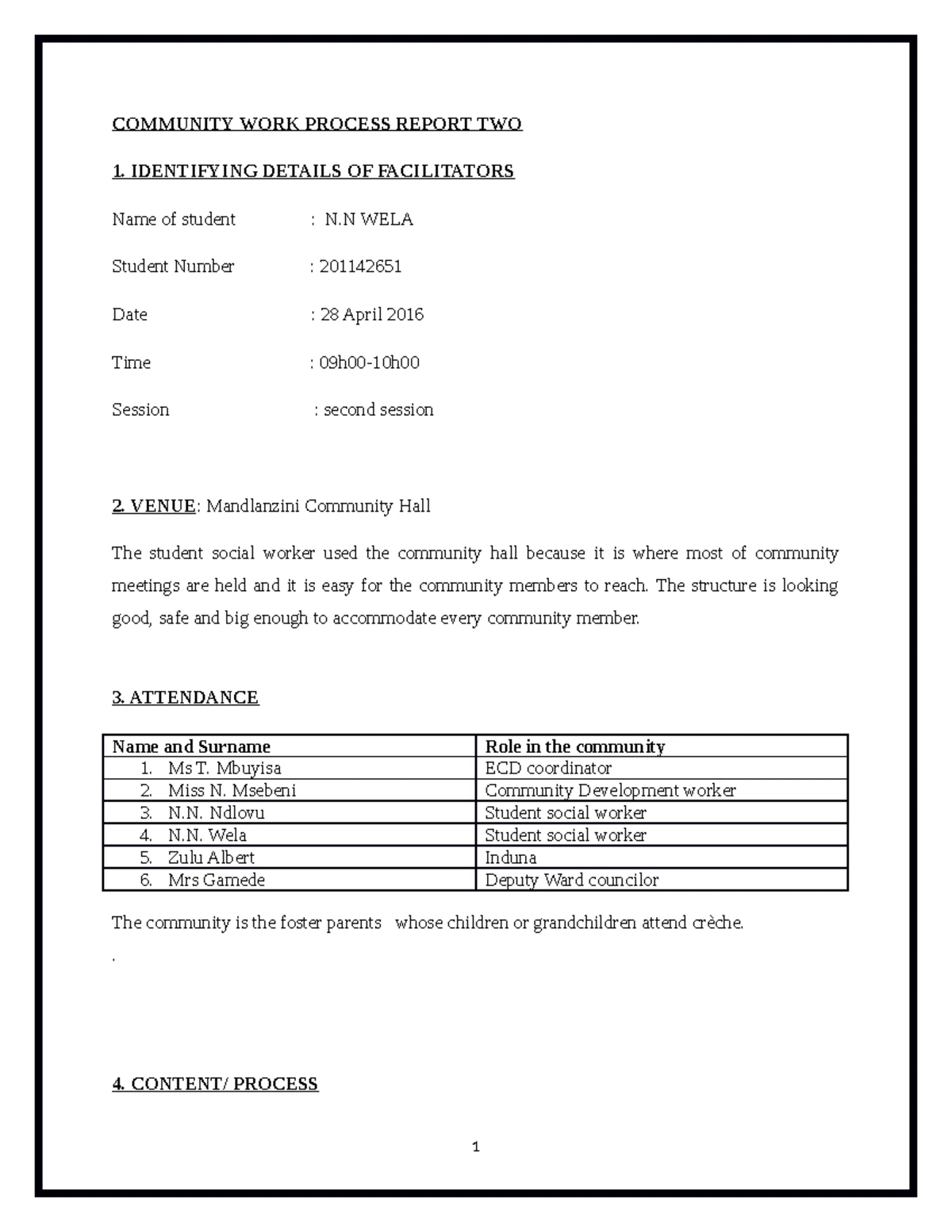 Sample essay 1 - In this essay I will describe an event that I attended ...