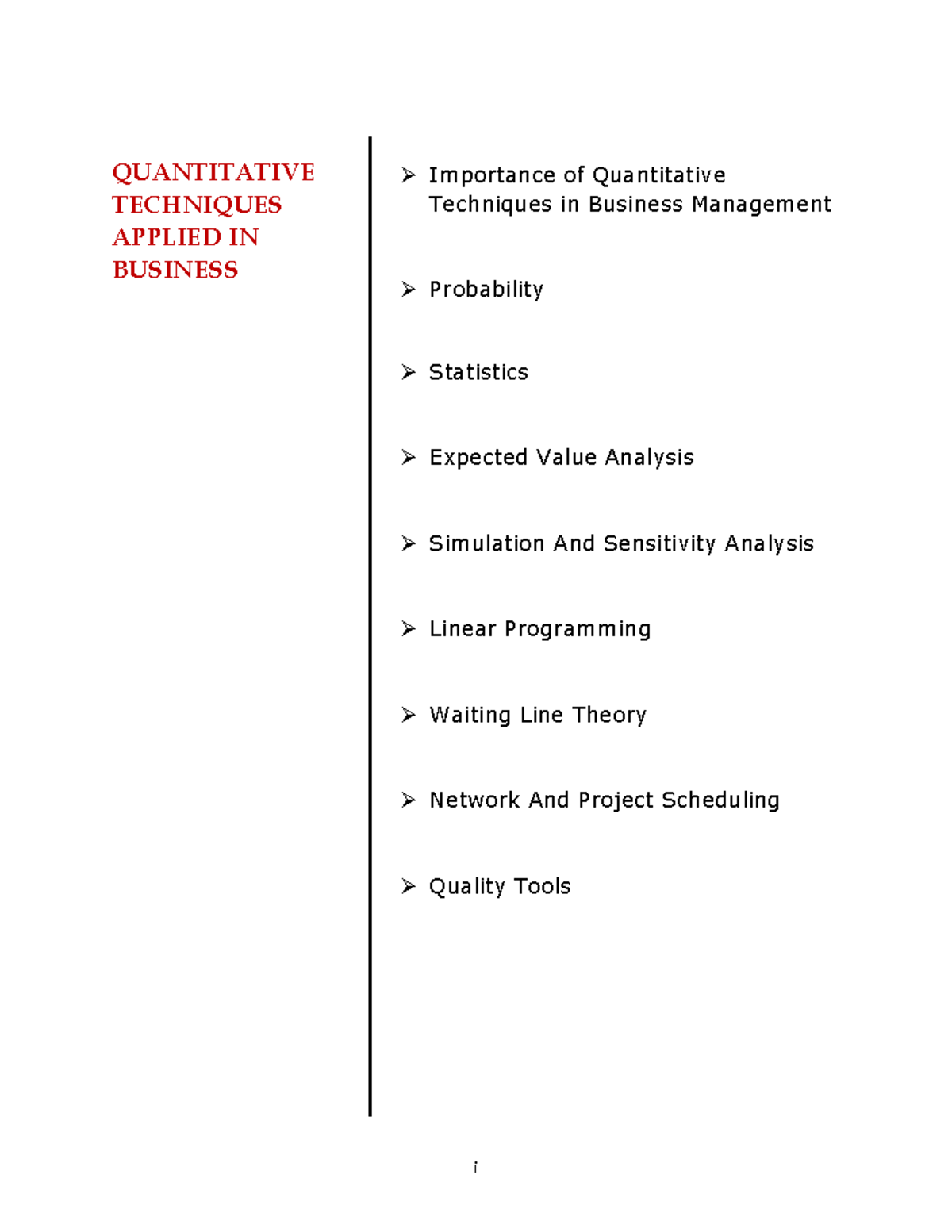 Quantitative Techniques in Business Management: A Comprehensive ...